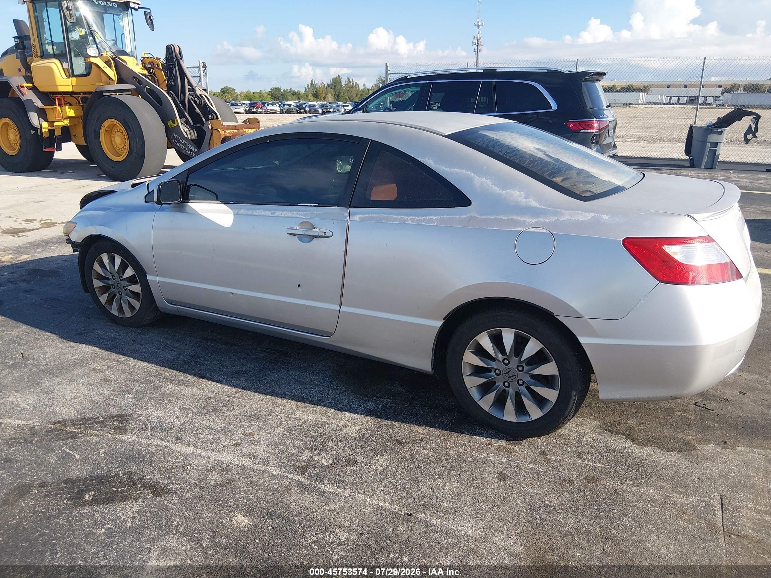 2006 Honda Civic Lx Gray vin: 2HGFG12616H576909