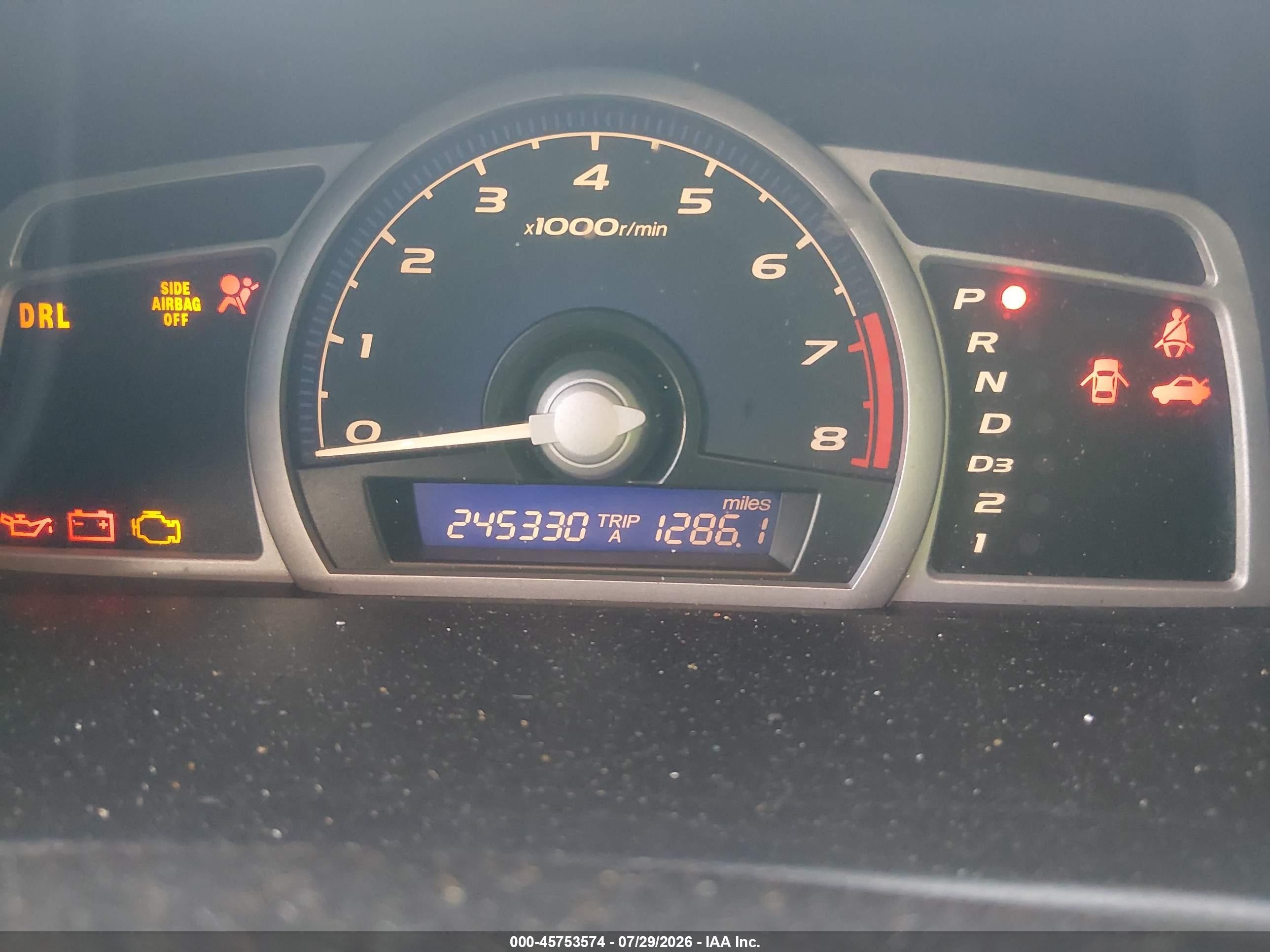 2006 Honda Civic Lx Gray vin: 2HGFG12616H576909