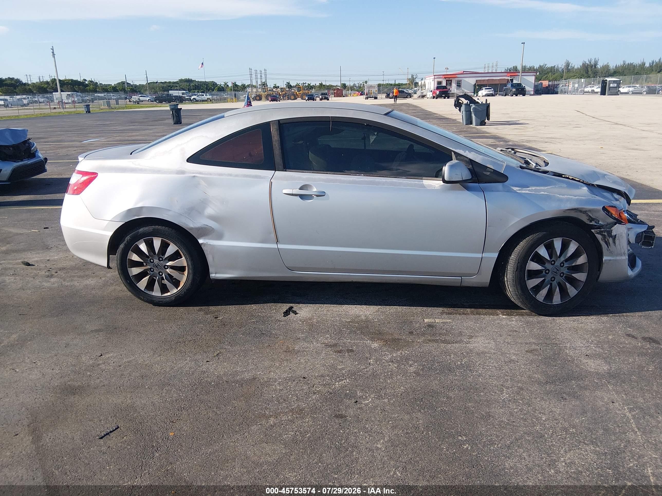 2006 Honda Civic Lx Gray vin: 2HGFG12616H576909