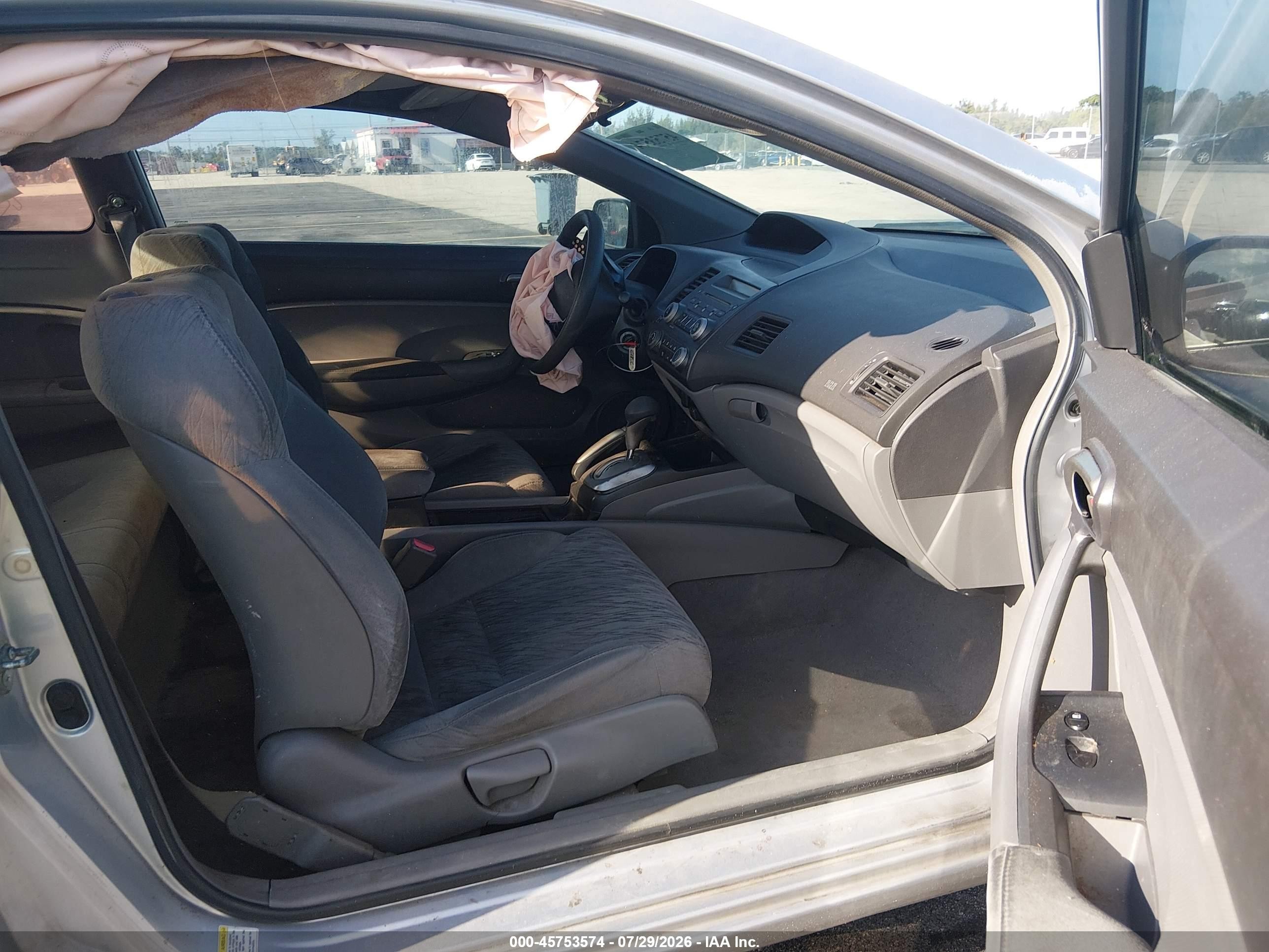 2006 Honda Civic Lx Gray vin: 2HGFG12616H576909
