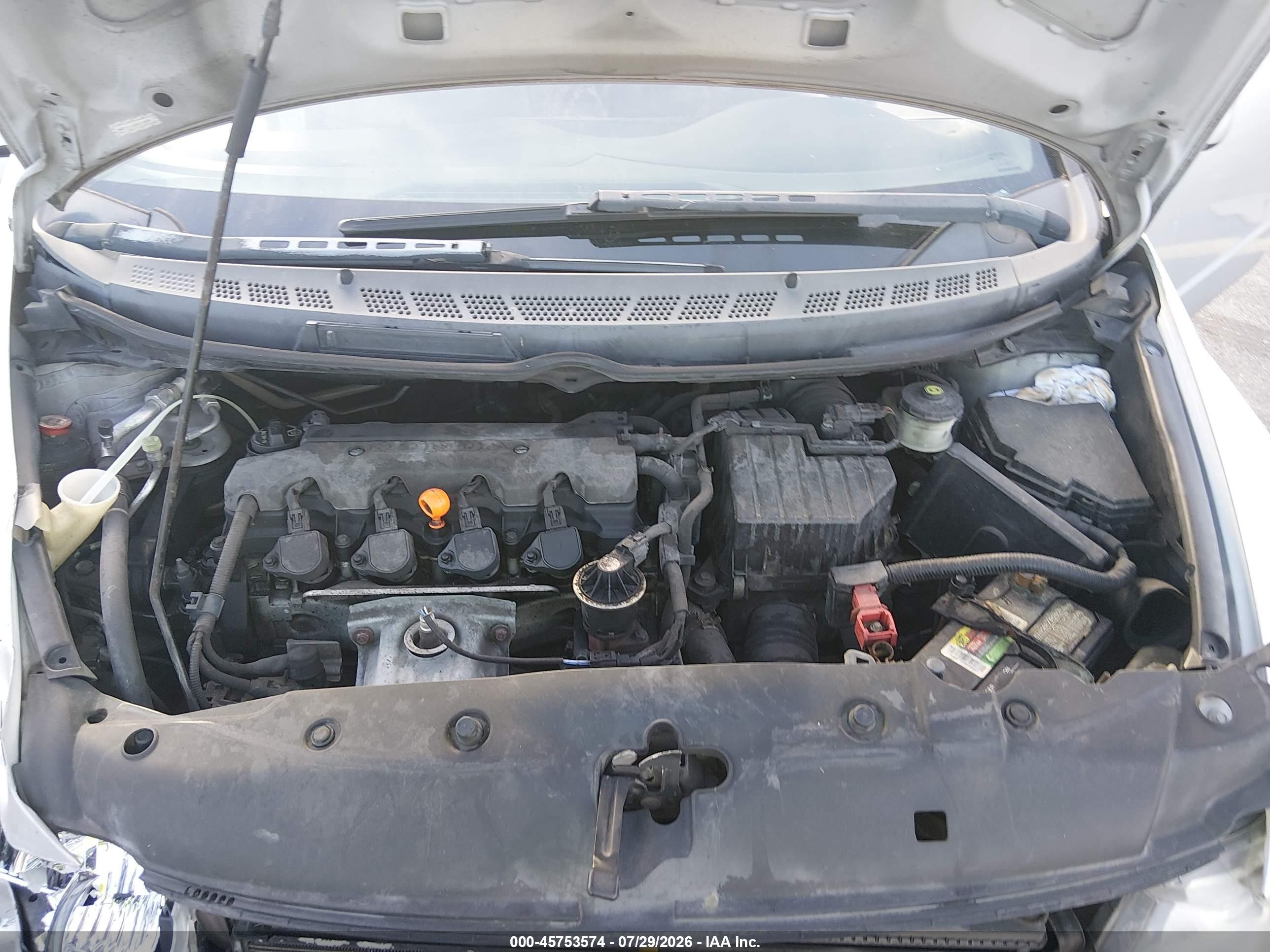 2006 Honda Civic Lx Gray vin: 2HGFG12616H576909
