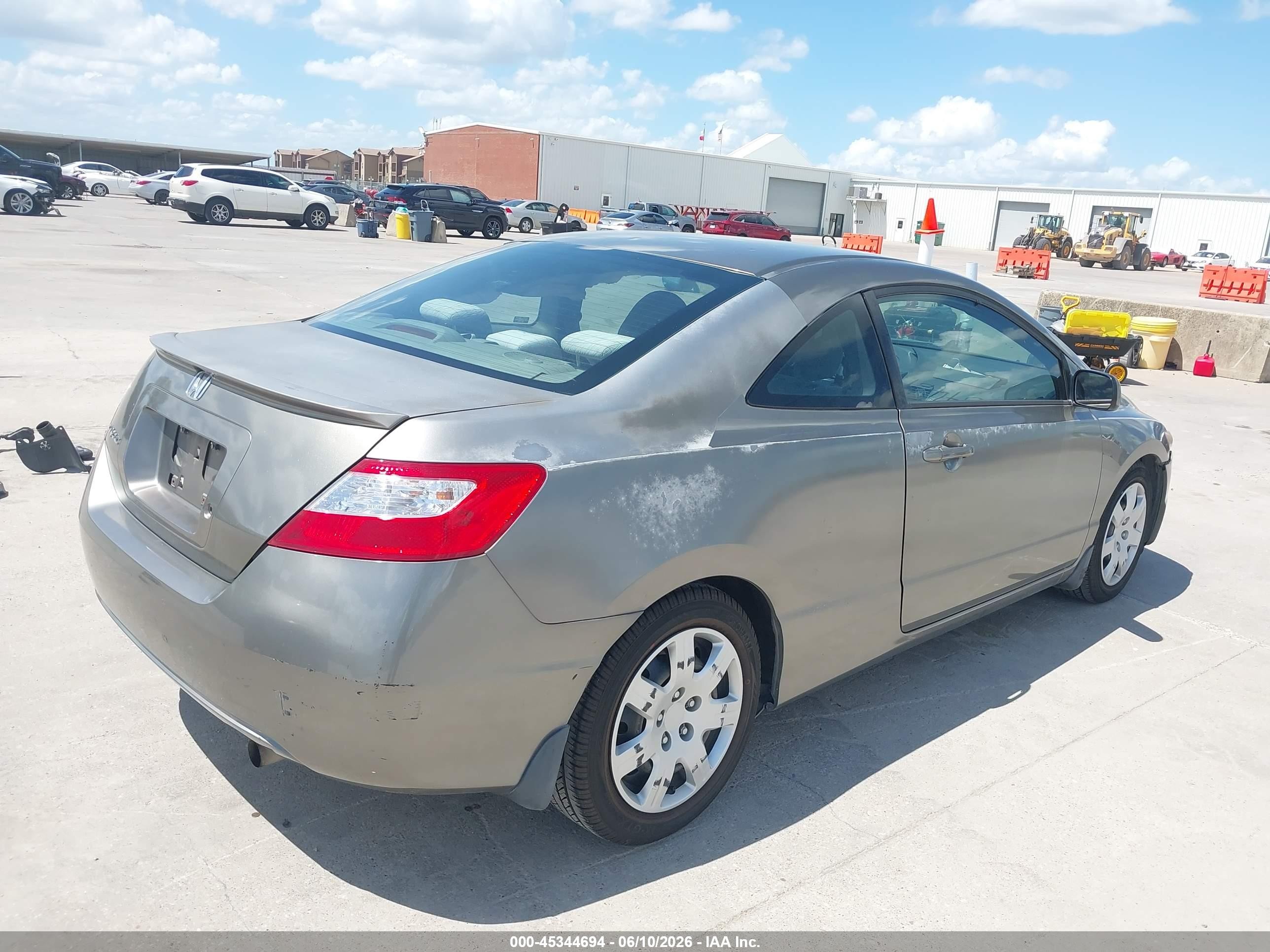 2007 Honda Civic Lx Pewter vin: 2HGFG12617H551722