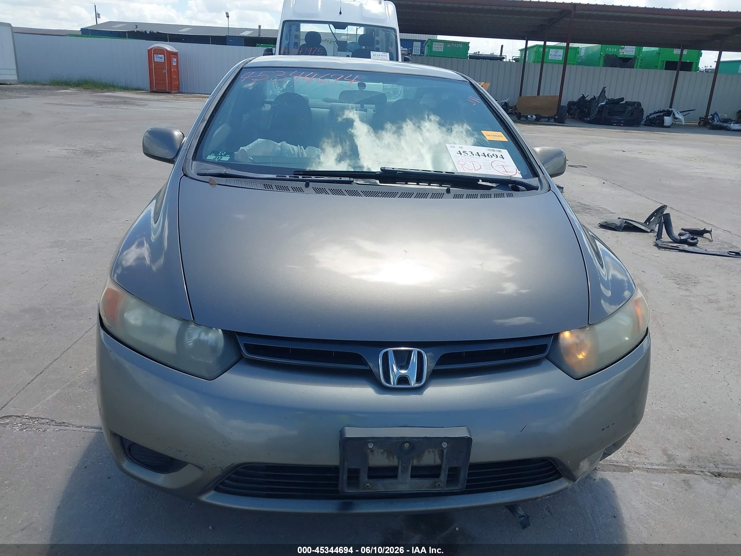 2007 Honda Civic Lx Pewter vin: 2HGFG12617H551722