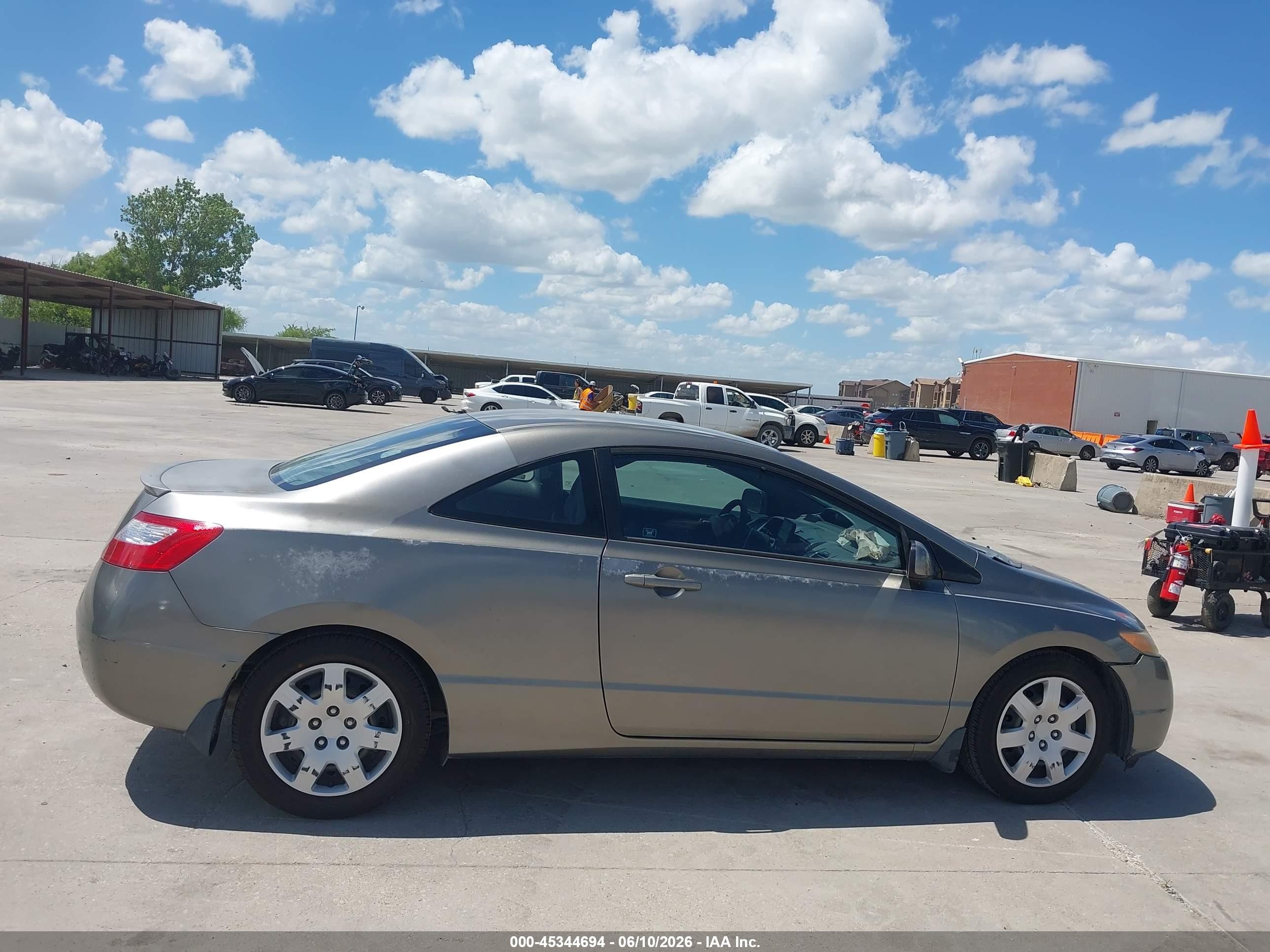 2007 Honda Civic Lx Pewter vin: 2HGFG12617H551722