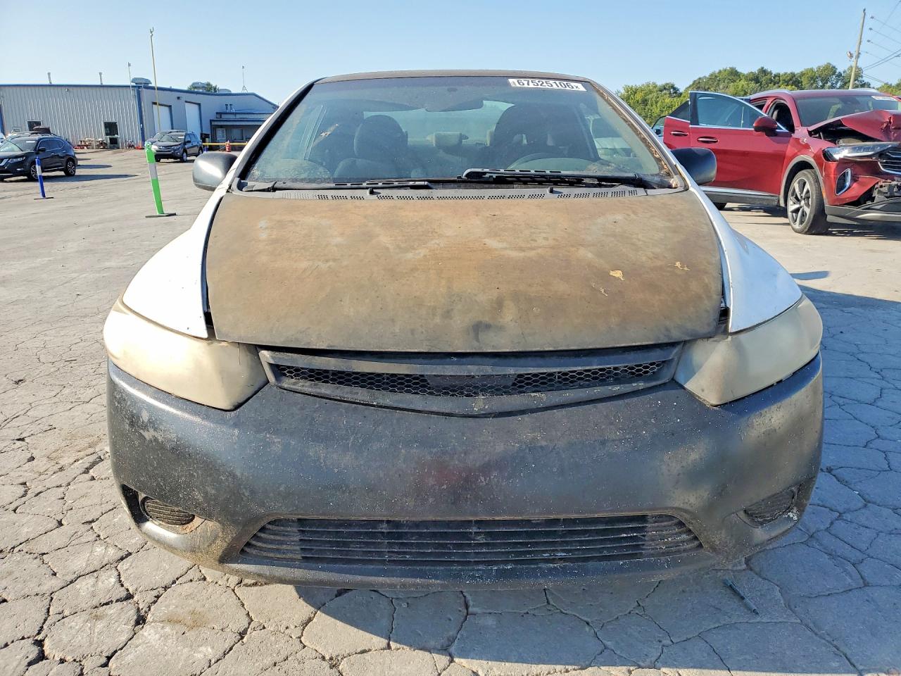 2007 Honda Civic Lx Двухцветный vin: 2HGFG12617H556354