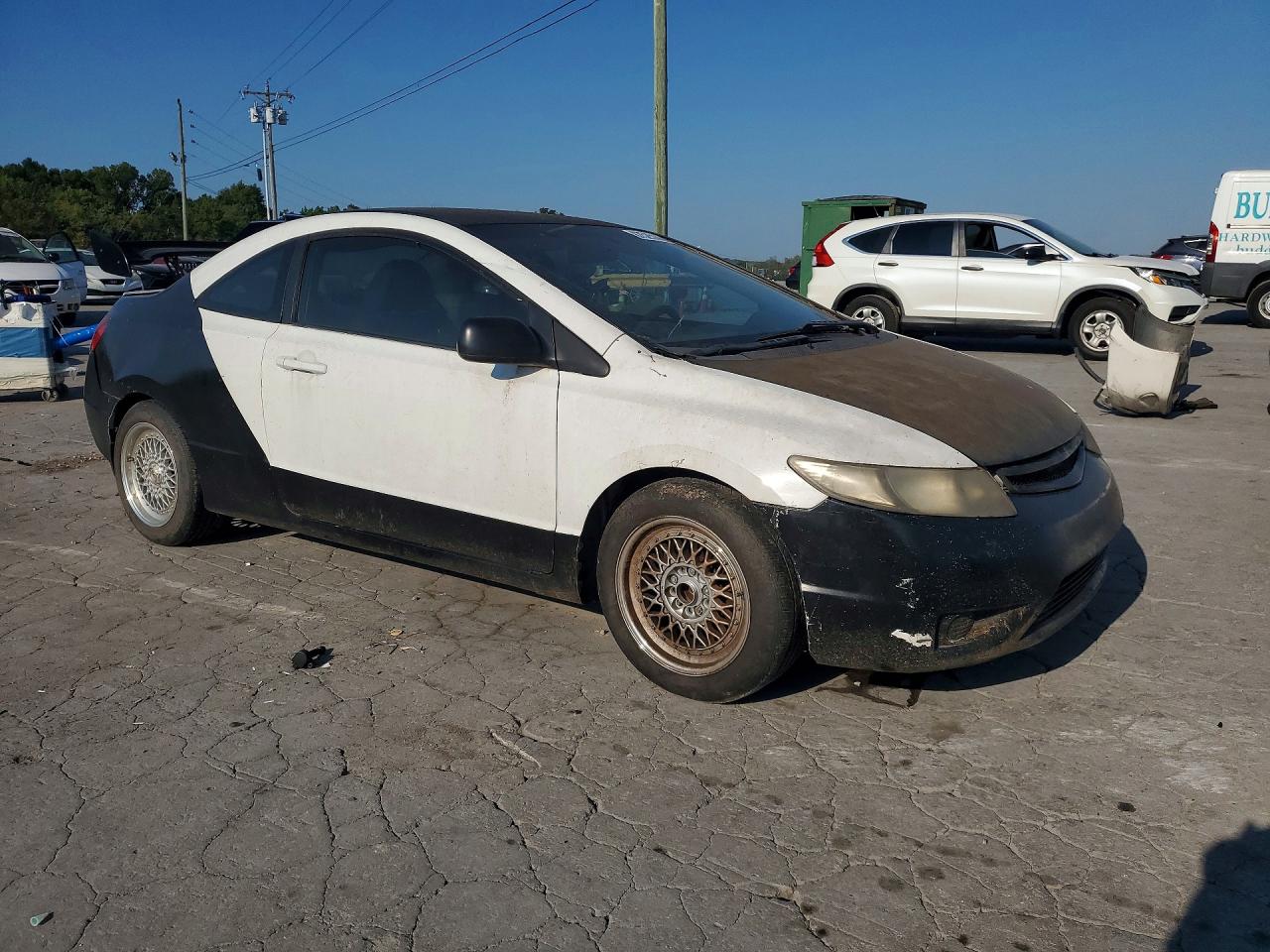 2007 Honda Civic Lx Двухцветный vin: 2HGFG12617H556354