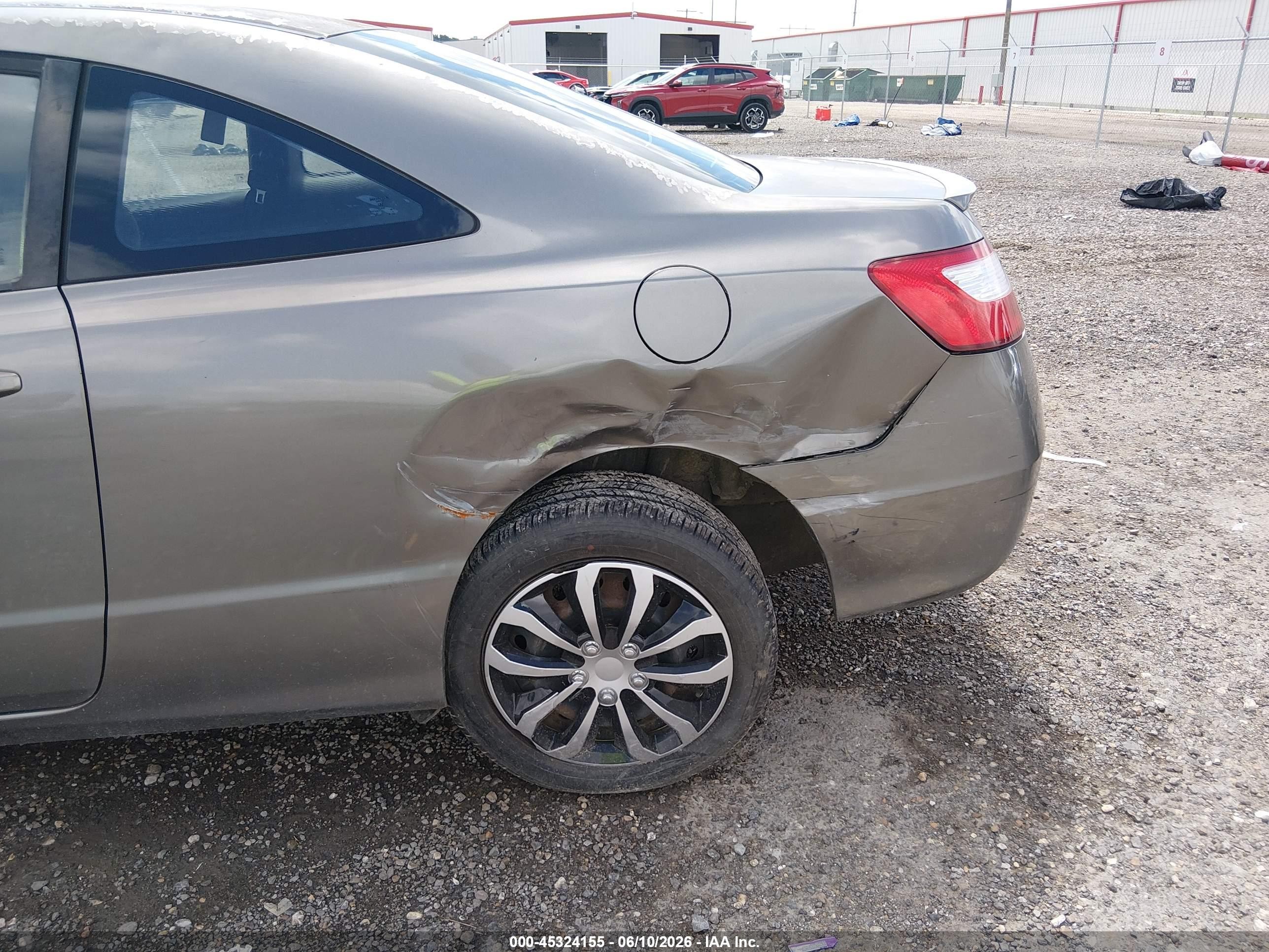 2007 Honda Civic Lx Gray vin: 2HGFG12617H563126