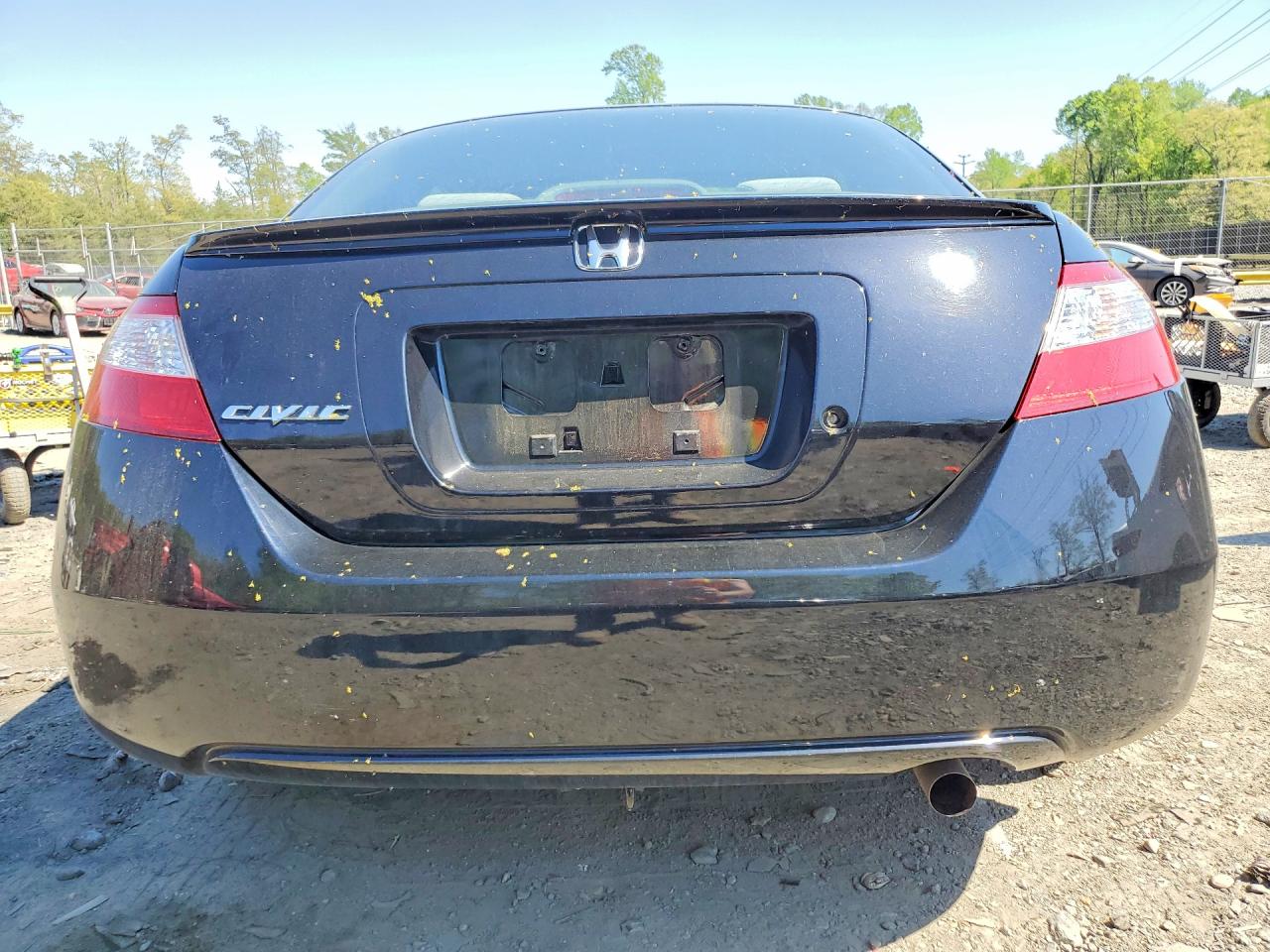 2007 Honda Civic Lx Black vin: 2HGFG12617H570383