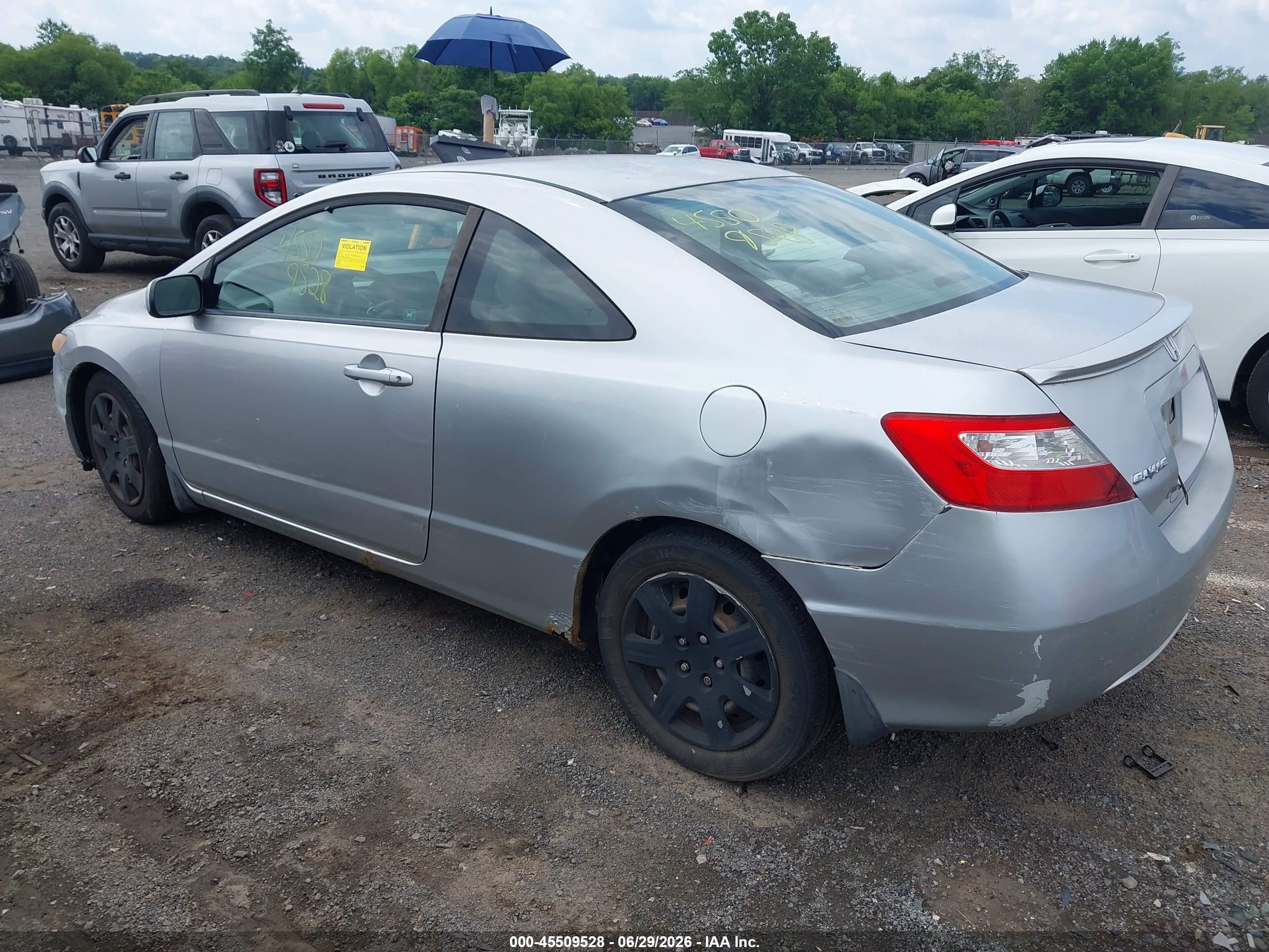 2008 Honda Civic Lx Silver vin: 2HGFG12618H503171