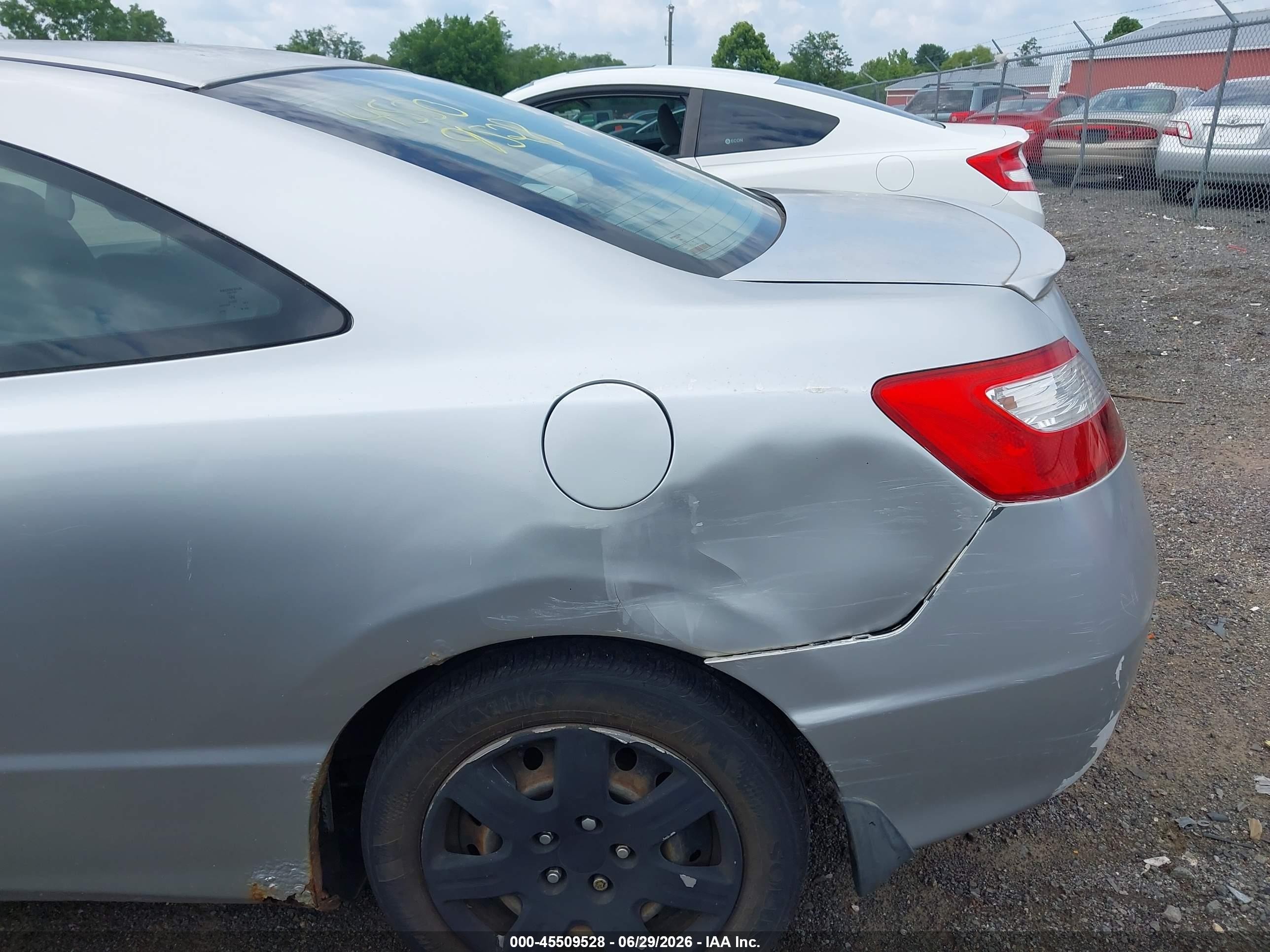 2008 Honda Civic Lx Silver vin: 2HGFG12618H503171