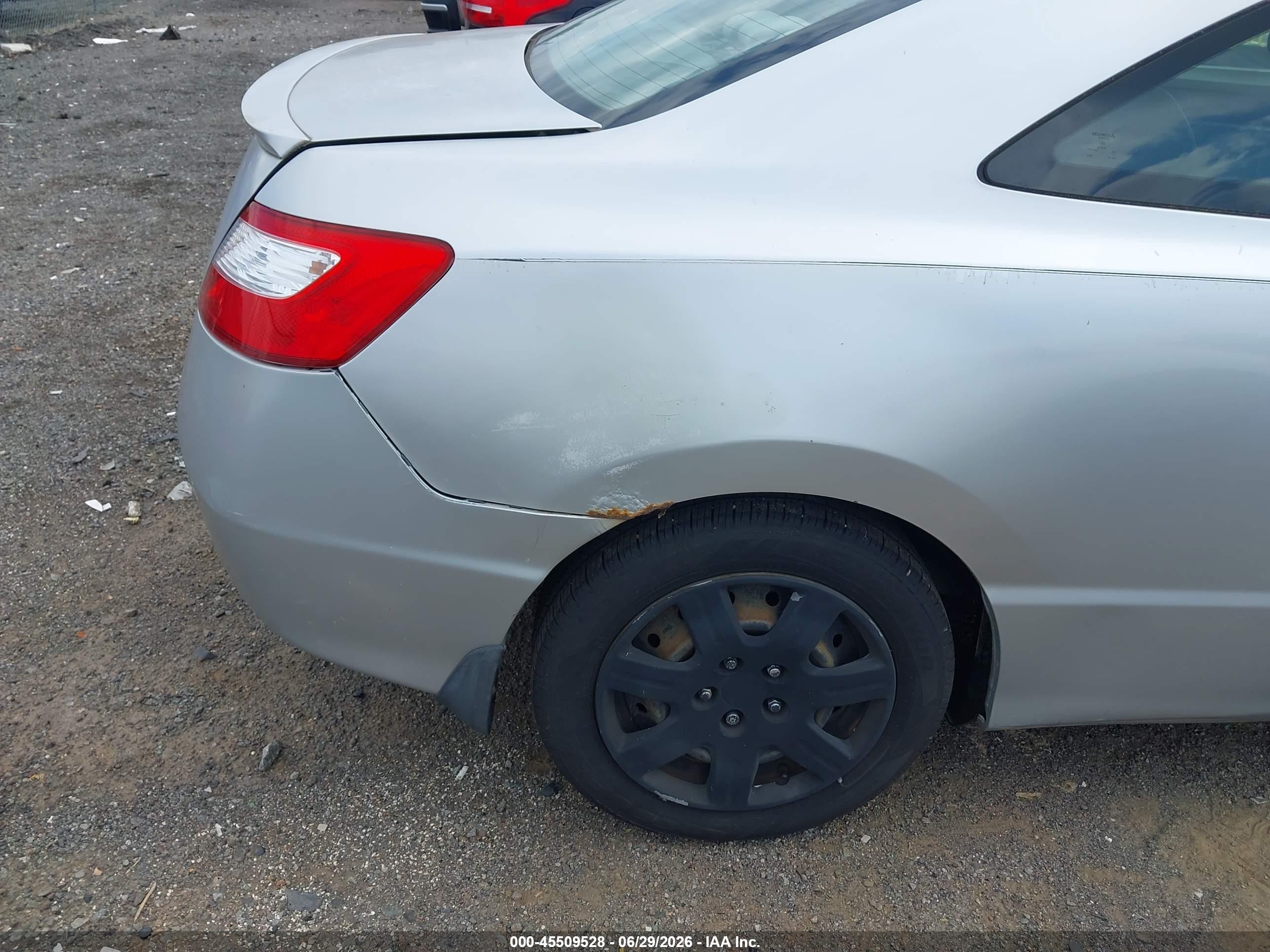 2008 Honda Civic Lx Silver vin: 2HGFG12618H503171