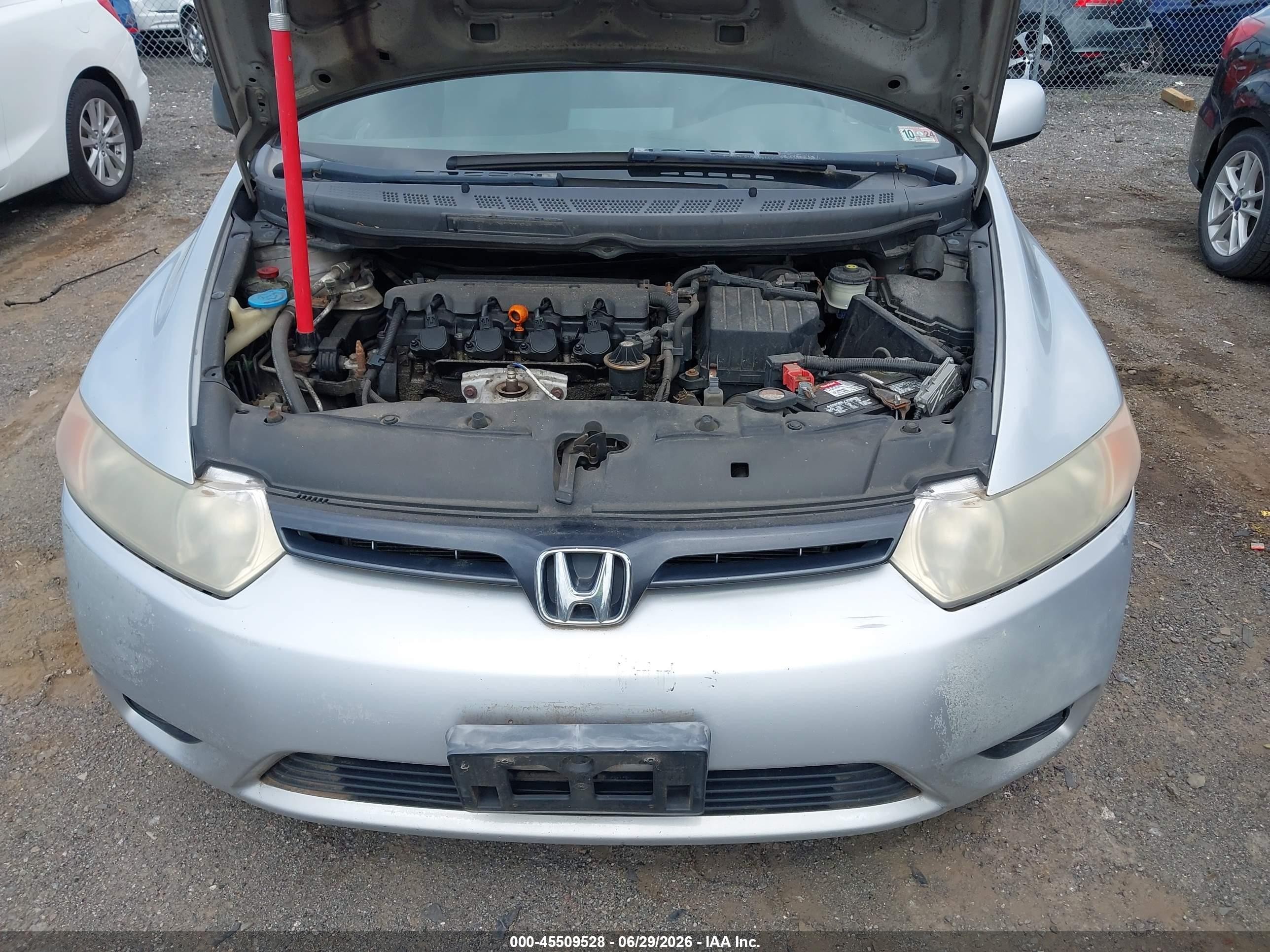 2008 Honda Civic Lx Silver vin: 2HGFG12618H503171