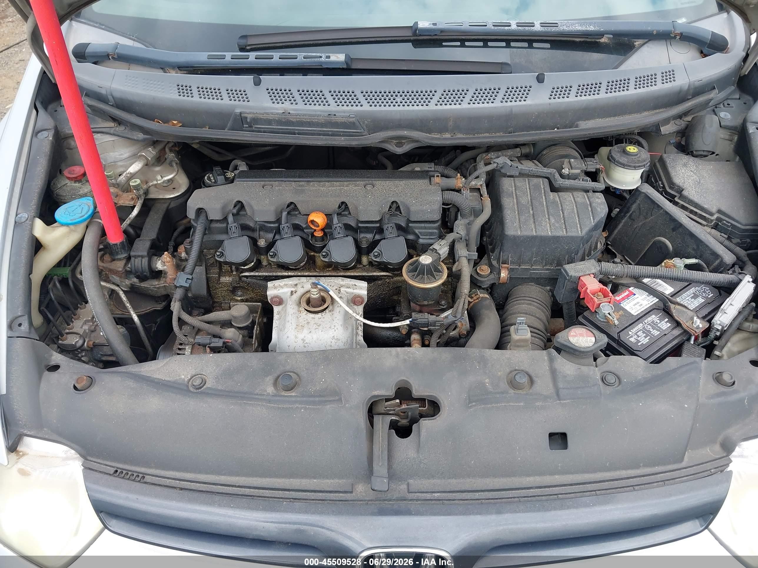 2008 Honda Civic Lx Silver vin: 2HGFG12618H503171
