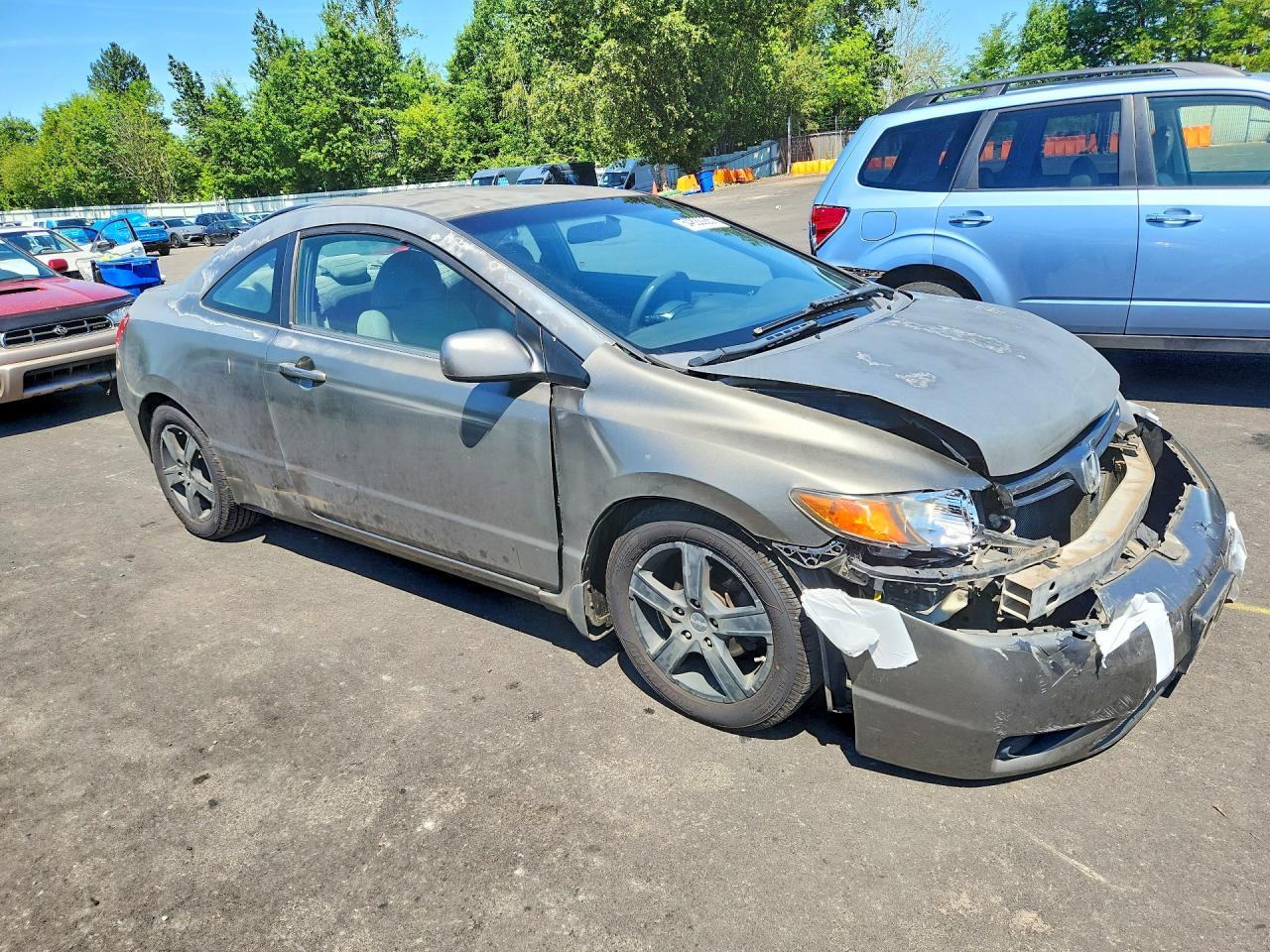 2008 Honda Civic Lx Tan vin: 2HGFG12618H515921