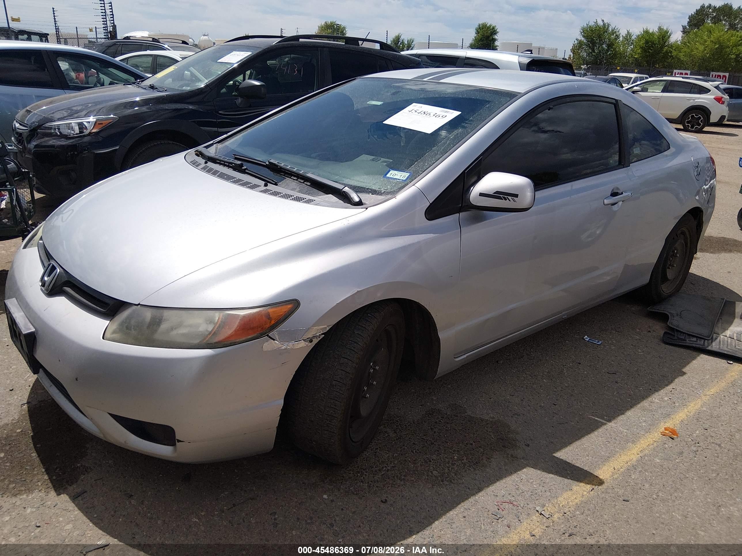 2008 Honda Civic Lx Silver vin: 2HGFG12618H558073