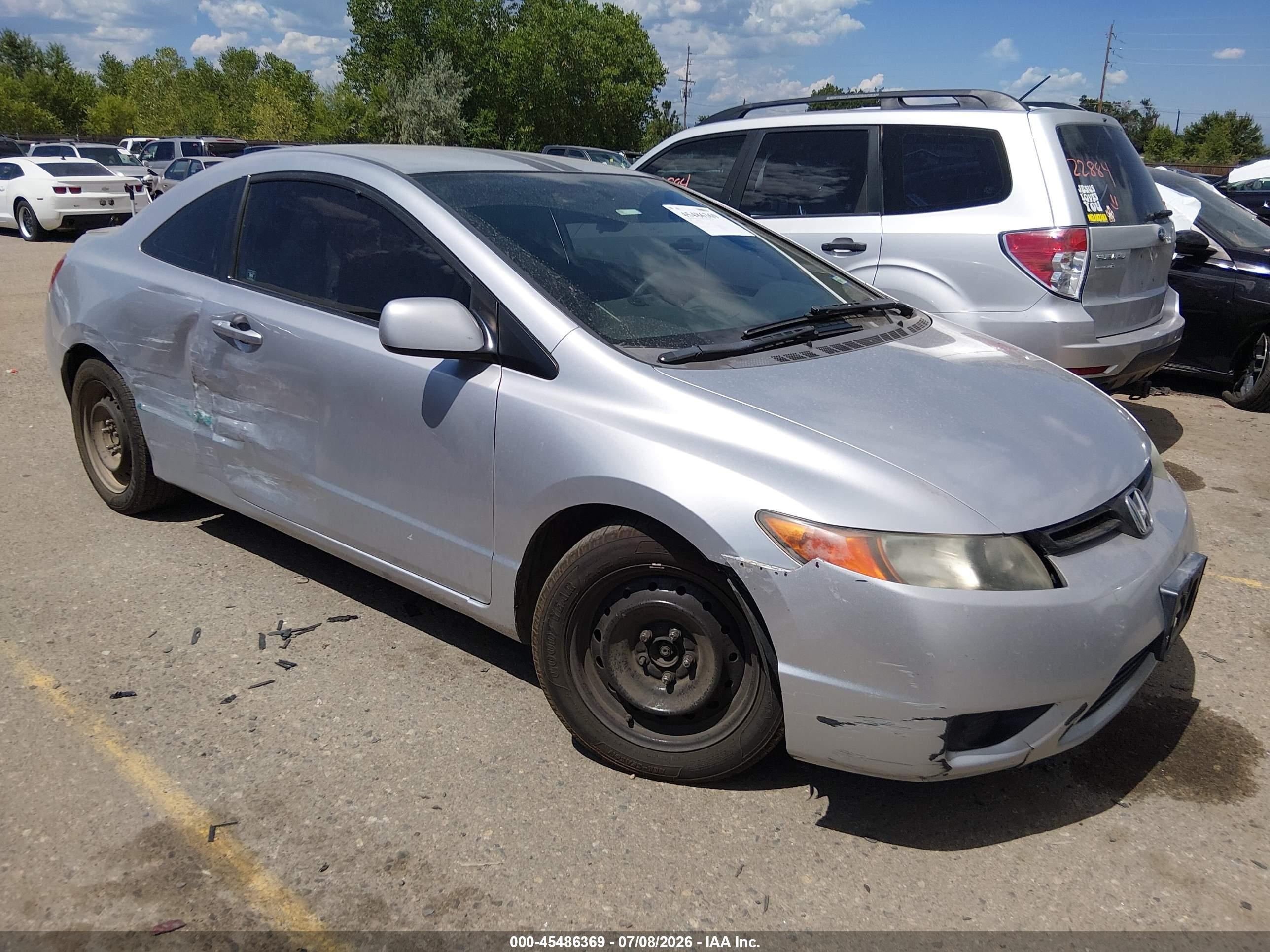 2008 Honda Civic Lx Silver vin: 2HGFG12618H558073