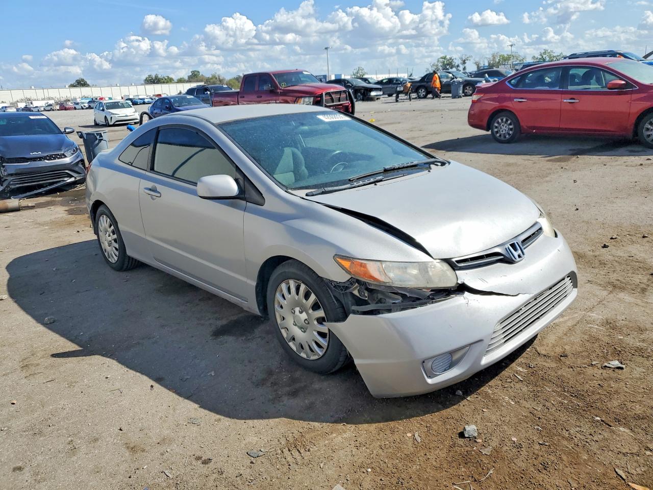2008 Honda Civic Lx Silver vin: 2HGFG12618H576718