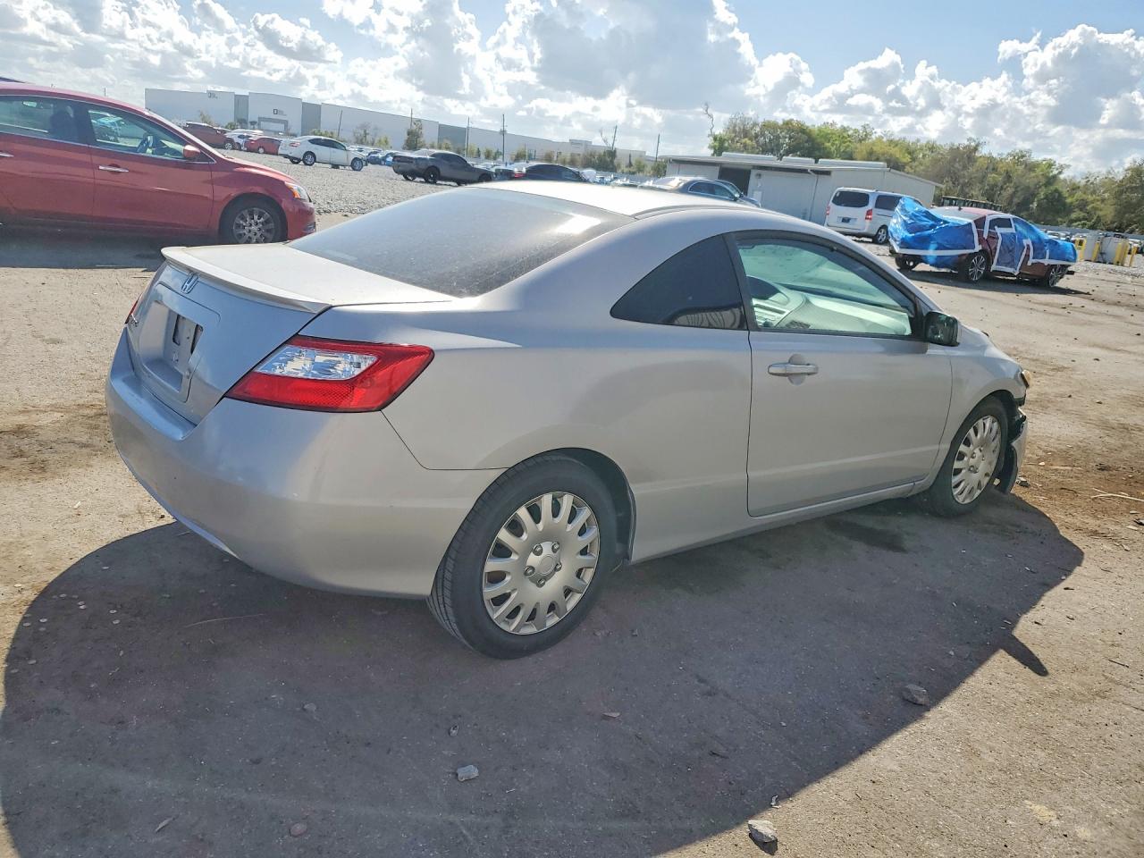 2008 Honda Civic Lx Silver vin: 2HGFG12618H576718