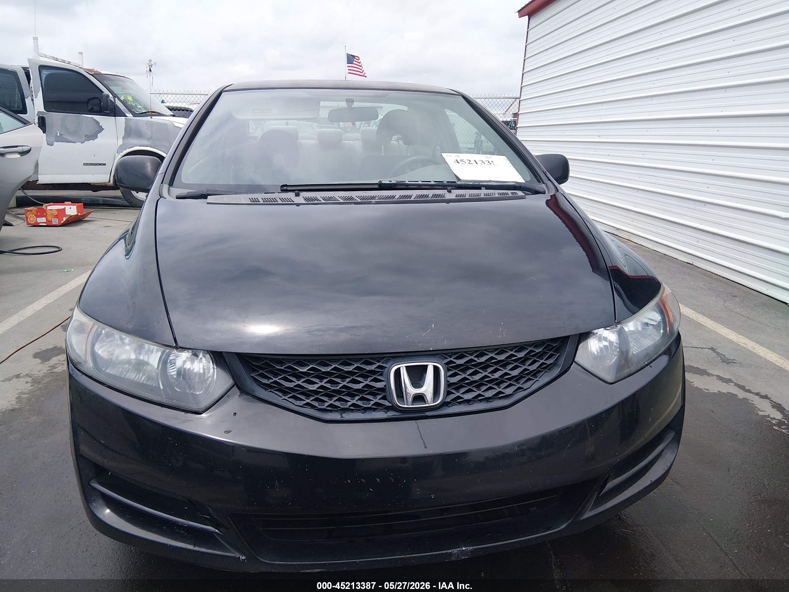 2009 Honda Civic Lx Black vin: 2HGFG12619H531814