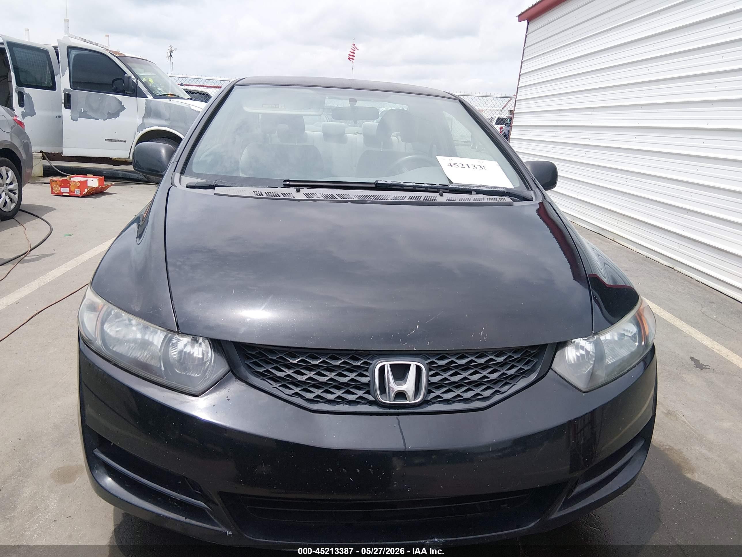 2009 Honda Civic Lx Black vin: 2HGFG12619H531814