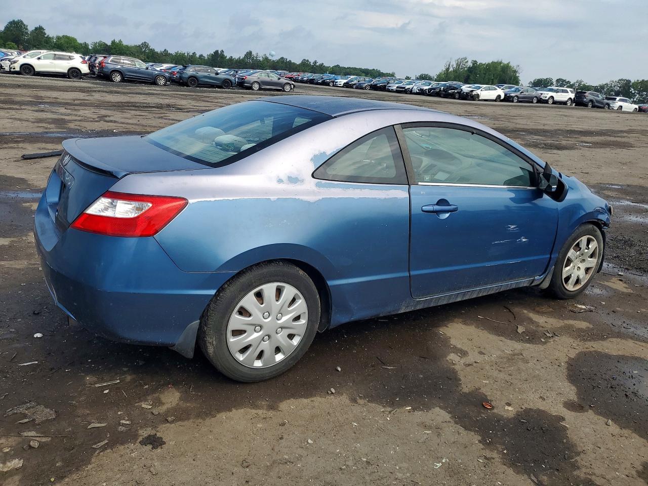 2006 Honda Civic Lx Blue vin: 2HGFG12626H554336