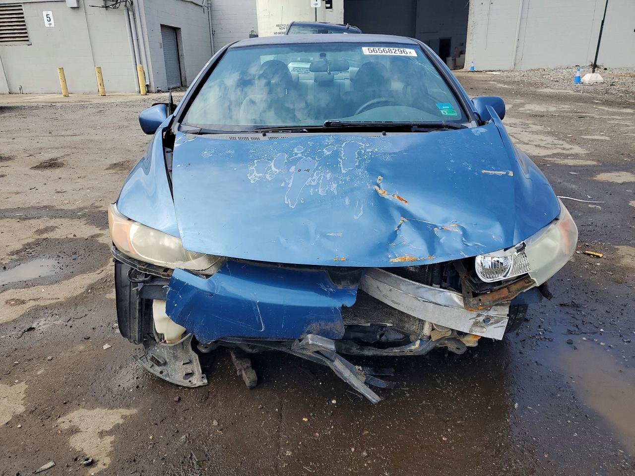 2006 Honda Civic Lx Blue vin: 2HGFG12626H554336