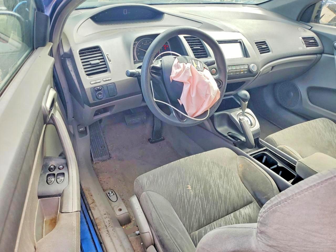 2006 Honda Civic Lx Blue vin: 2HGFG12626H554336