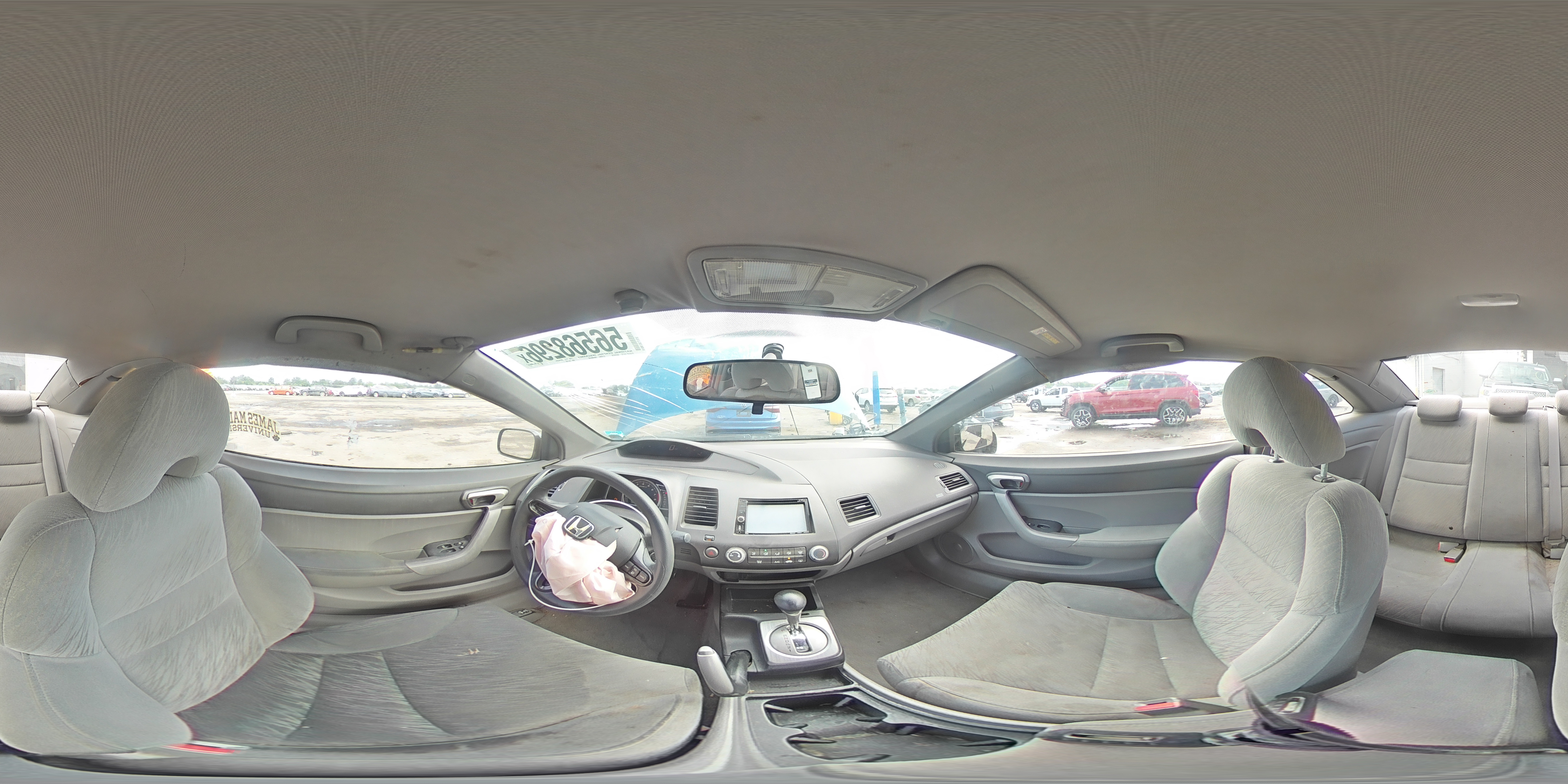2006 Honda Civic Lx Blue vin: 2HGFG12626H554336