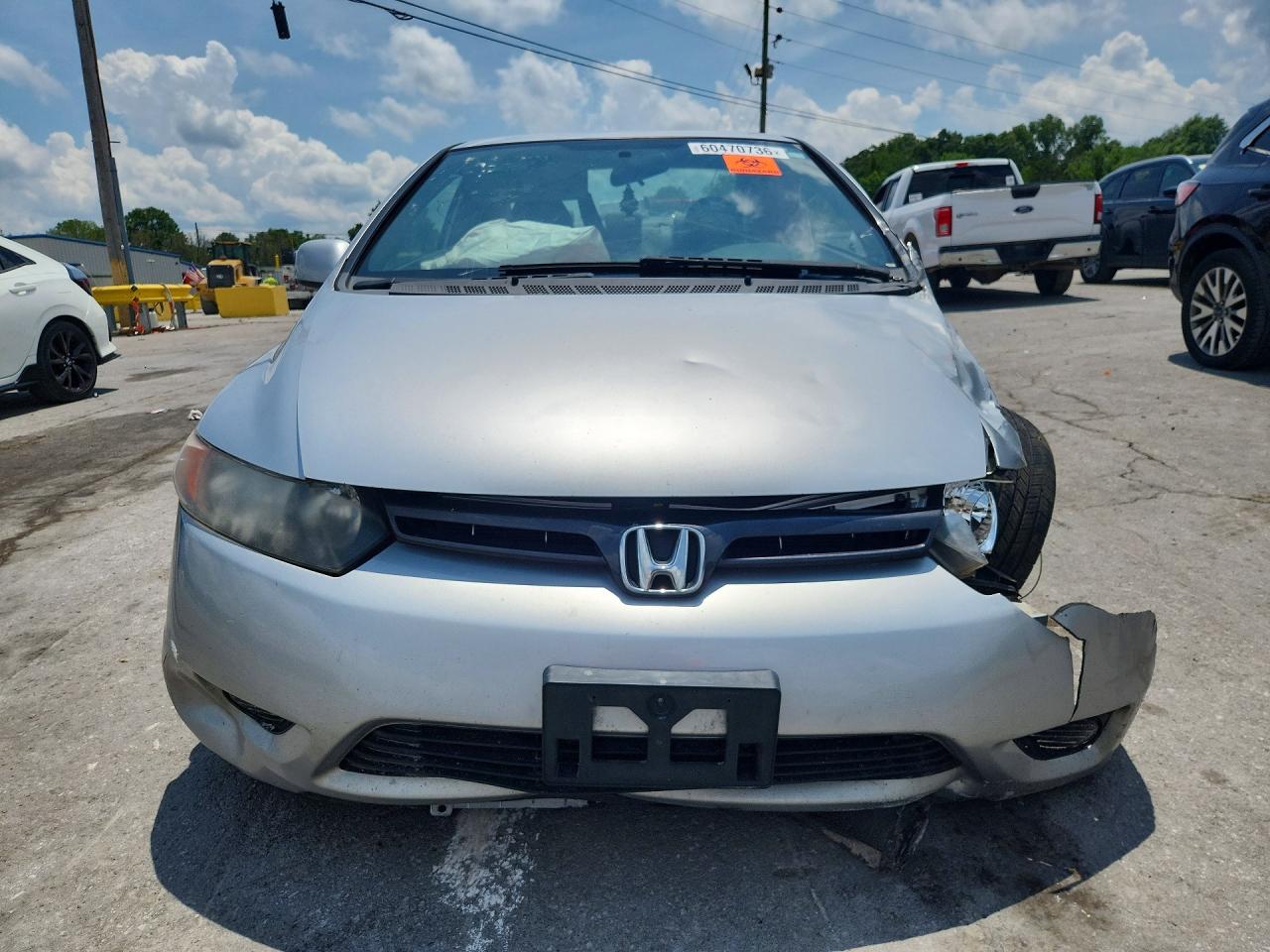 2006 Honda Civic Lx Gray vin: 2HGFG12626H574540