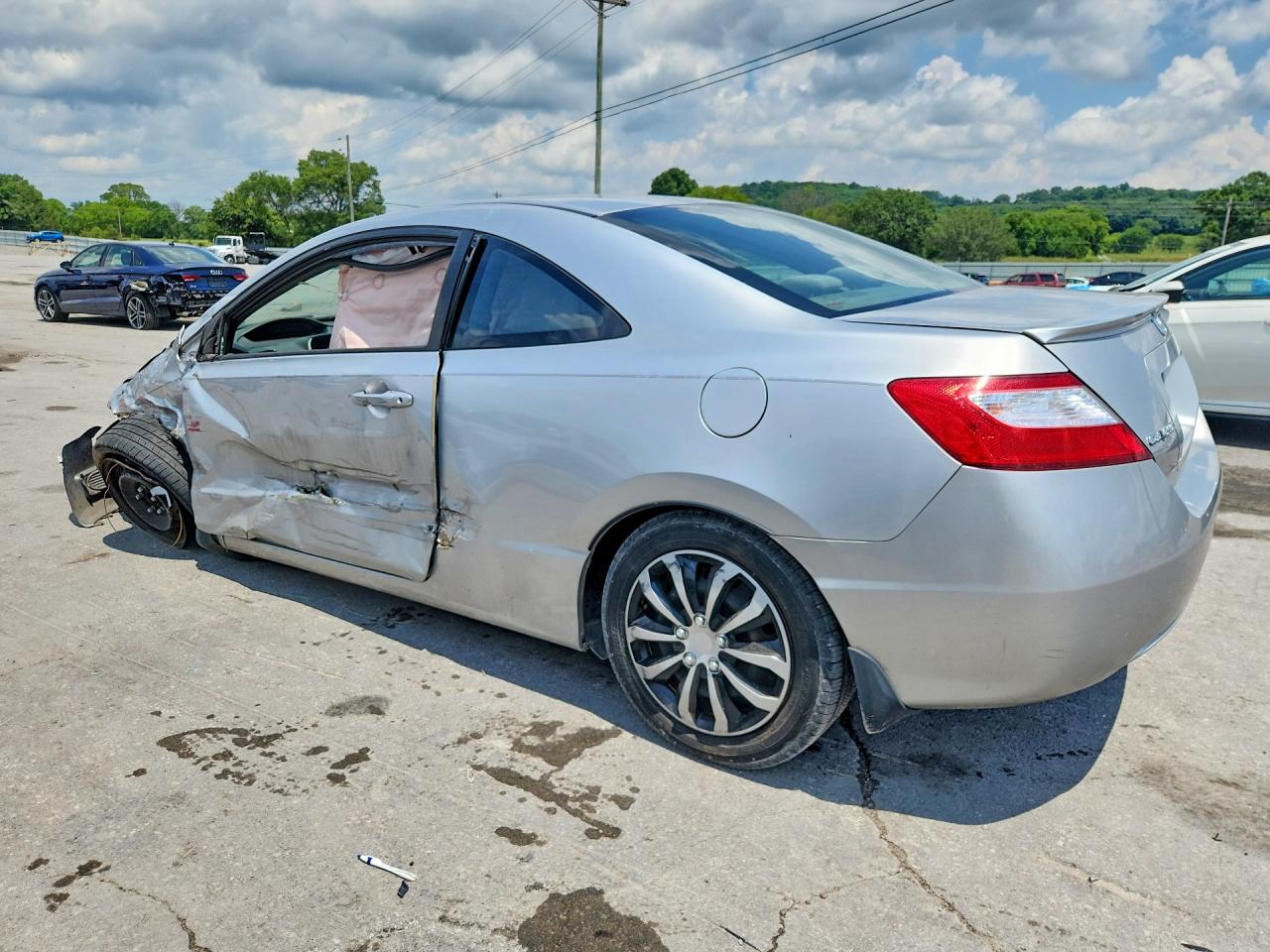 2006 Honda Civic Lx Gray vin: 2HGFG12626H574540