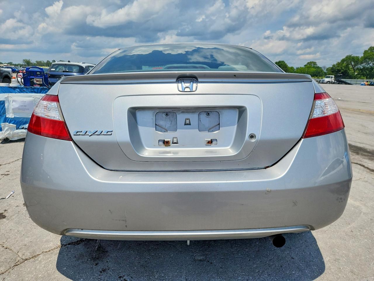 2006 Honda Civic Lx Gray vin: 2HGFG12626H574540