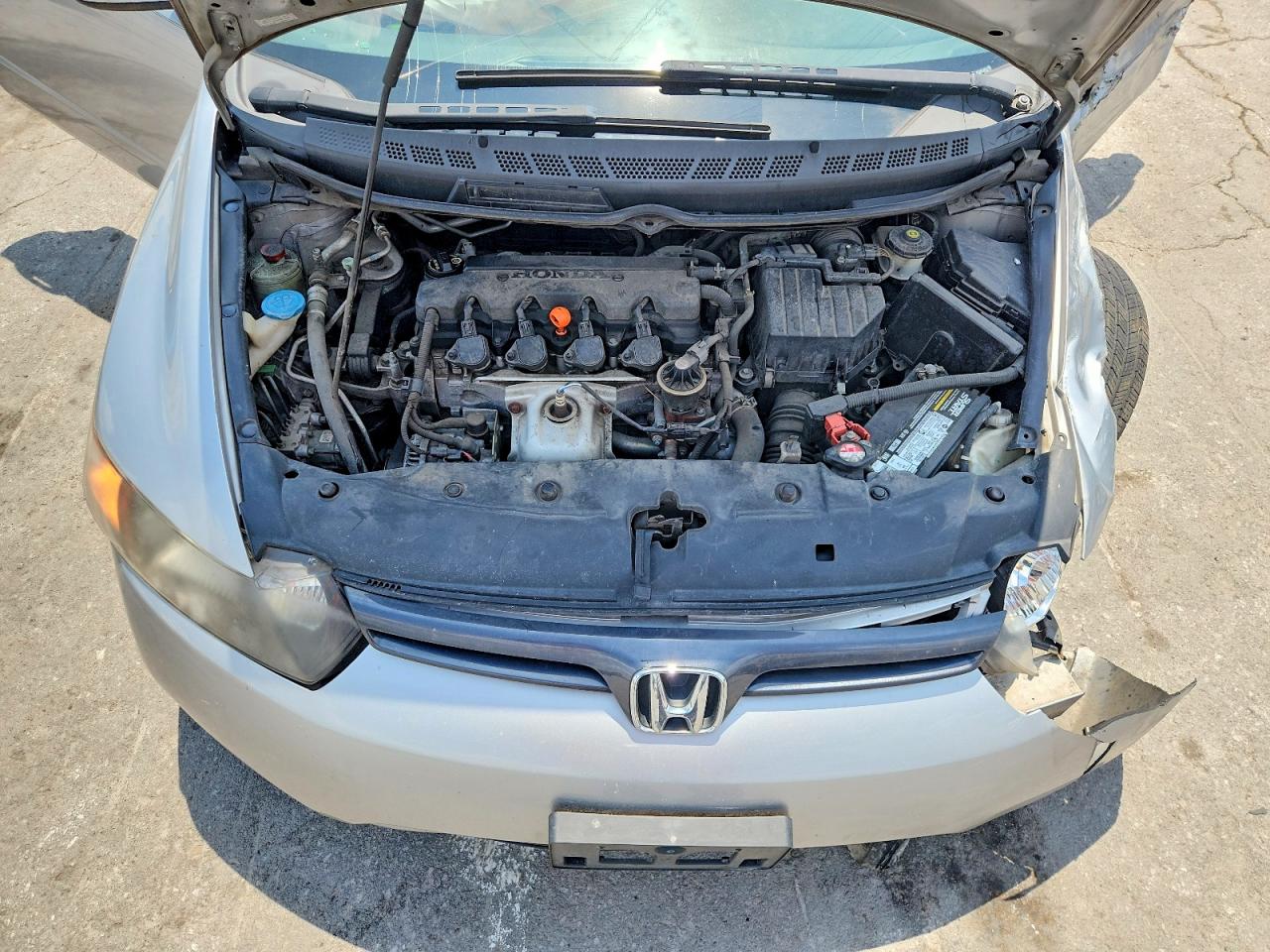 2006 Honda Civic Lx Gray vin: 2HGFG12626H574540