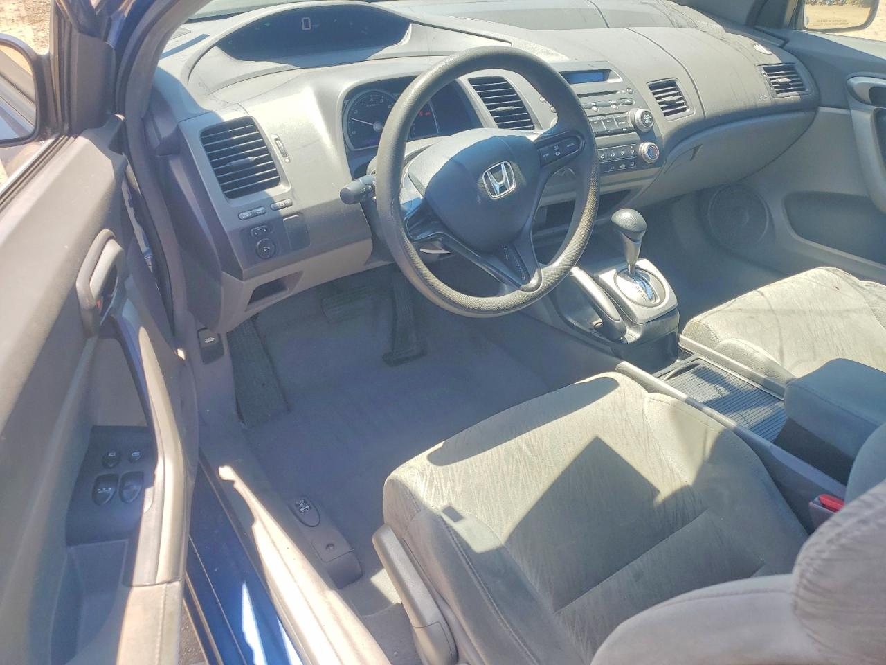 2007 Honda Civic Lx Blue vin: 2HGFG12627H545654