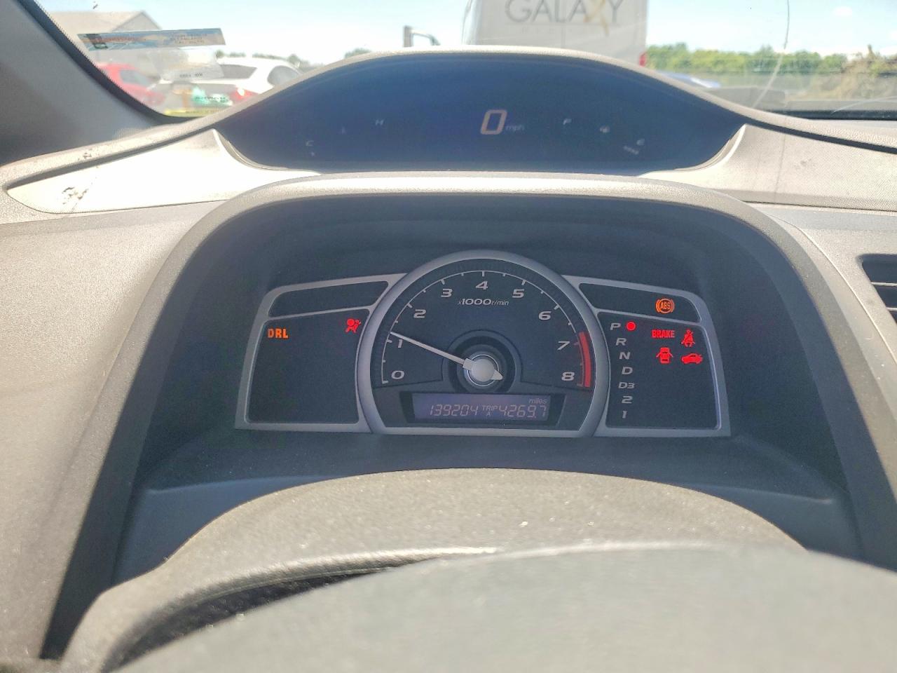 2007 Honda Civic Lx Blue vin: 2HGFG12627H545654