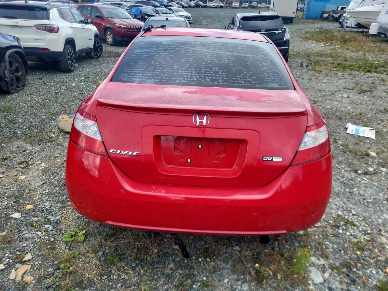 2008 Honda Civic Lx Red vin: 2HGFG12628H007618