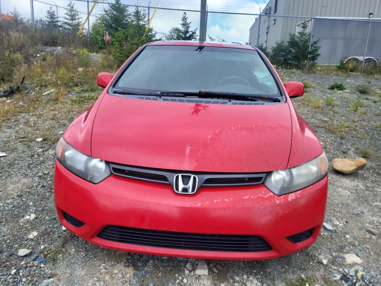 2008 Honda Civic Lx Red vin: 2HGFG12628H007618