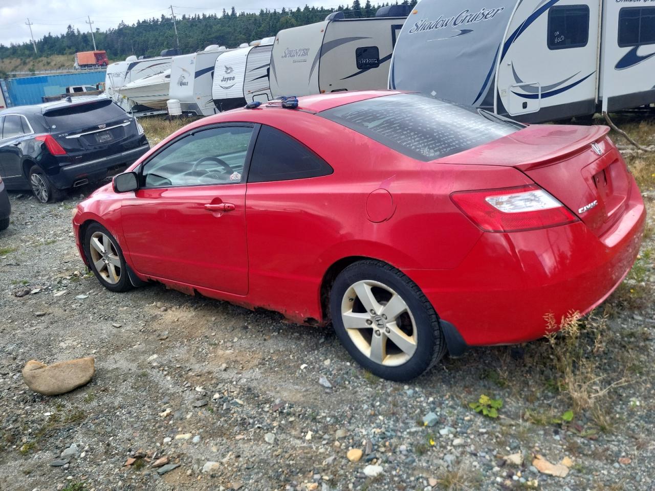 2008 Honda Civic Lx Red vin: 2HGFG12628H007618