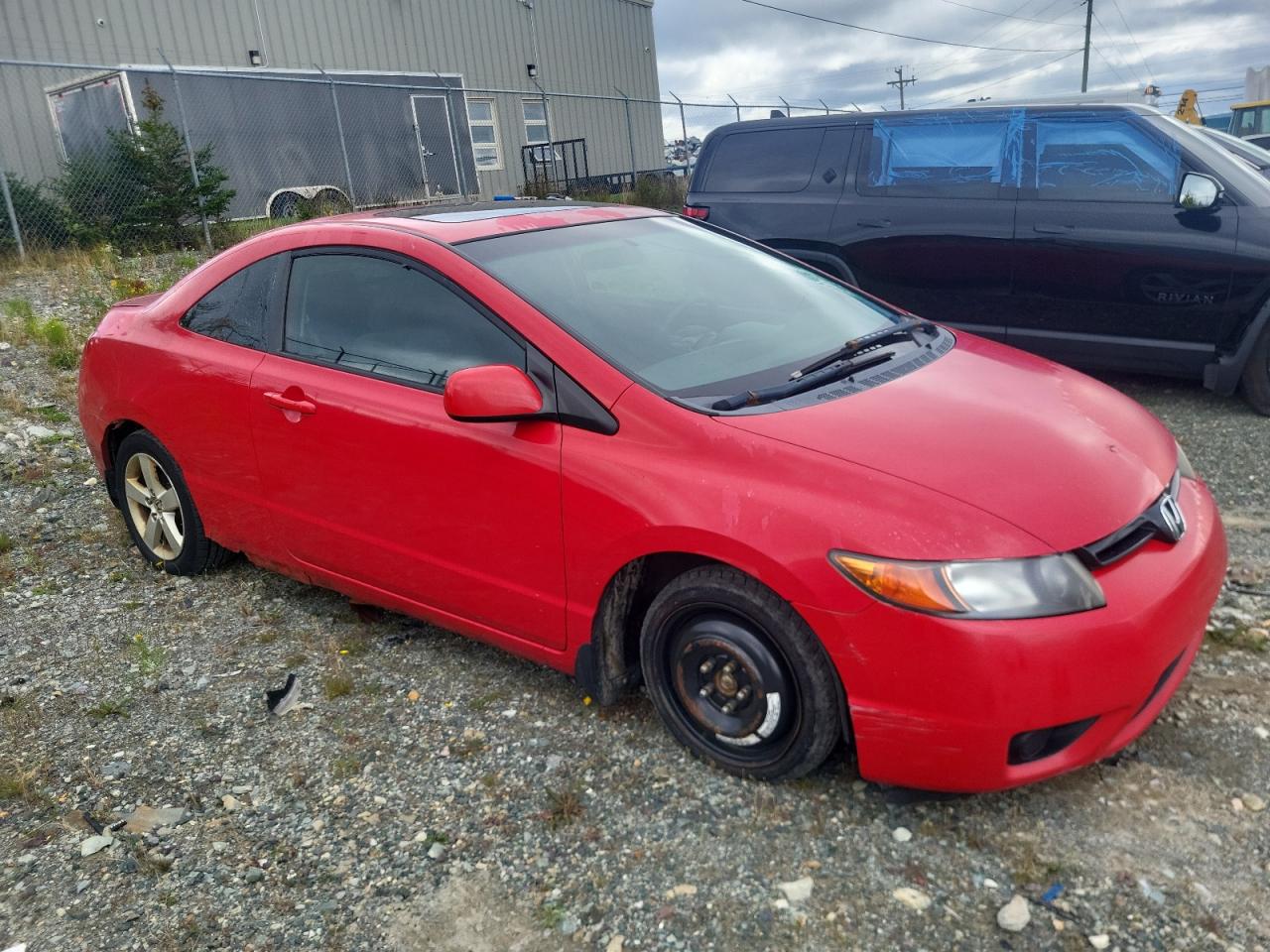 2008 Honda Civic Lx Red vin: 2HGFG12628H007618