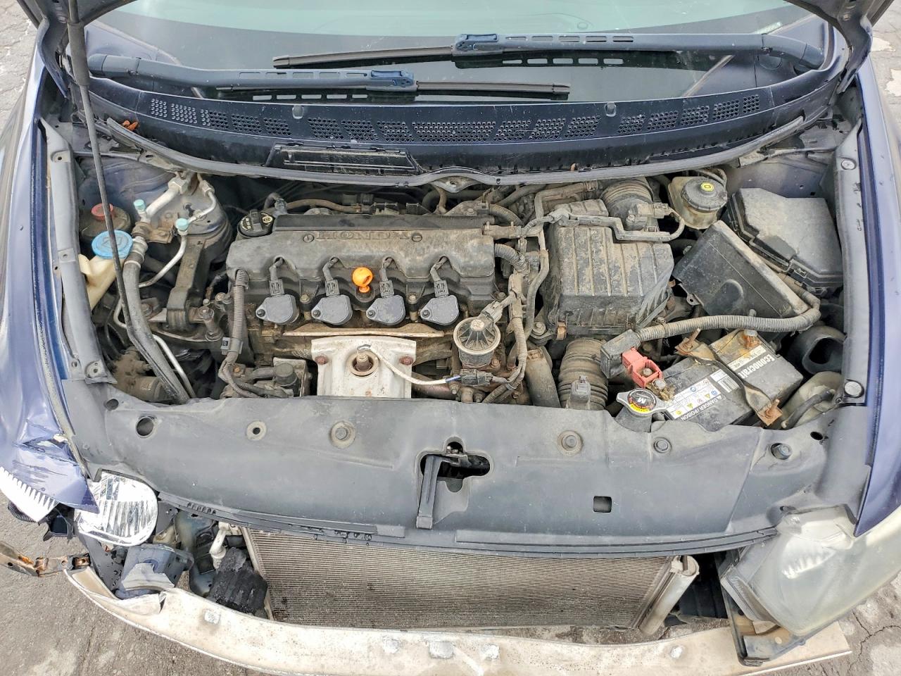 2008 Honda Civic Lx Blue vin: 2HGFG12628H548734
