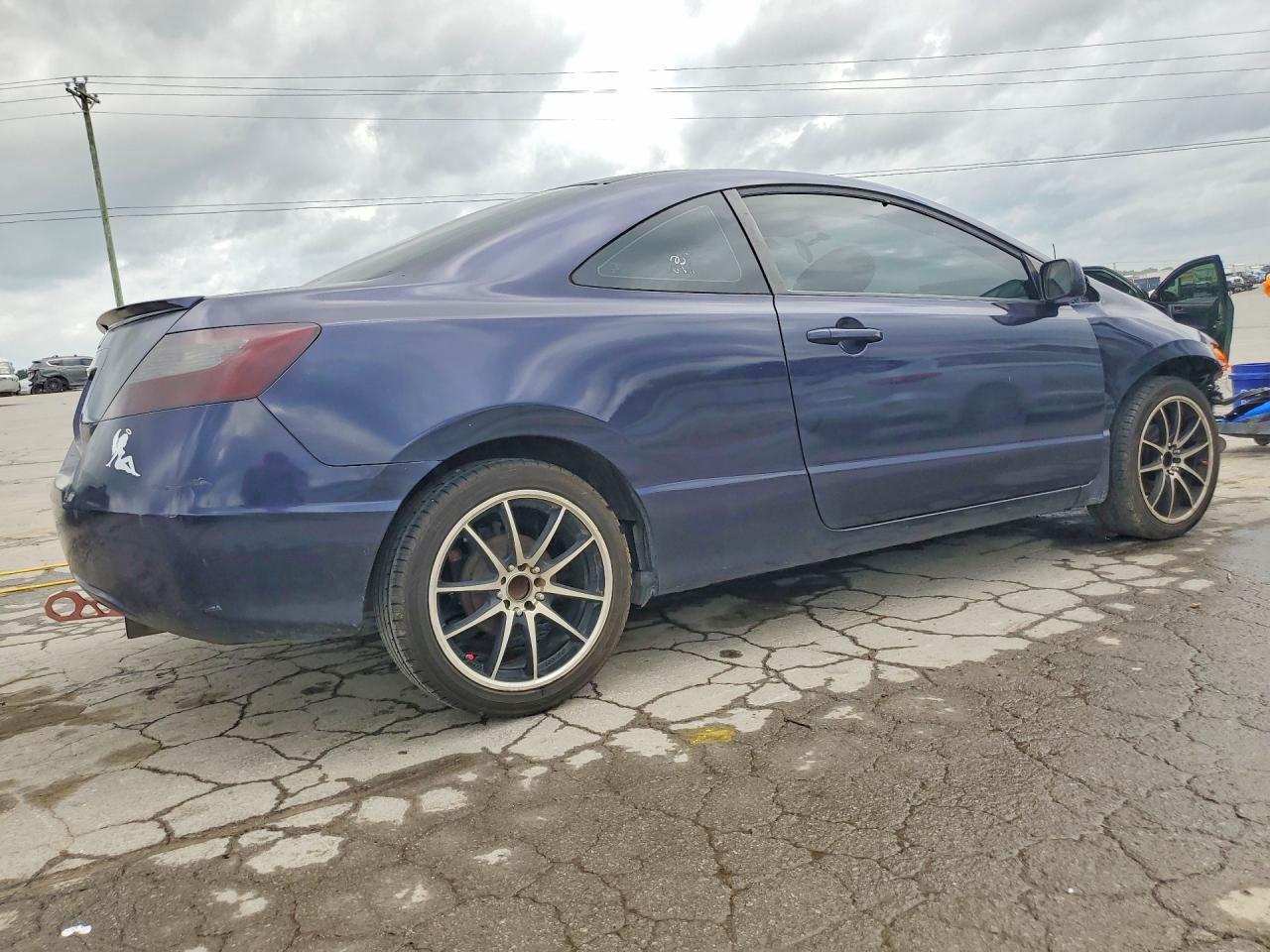 2008 Honda Civic Lx Blue vin: 2HGFG12628H548734