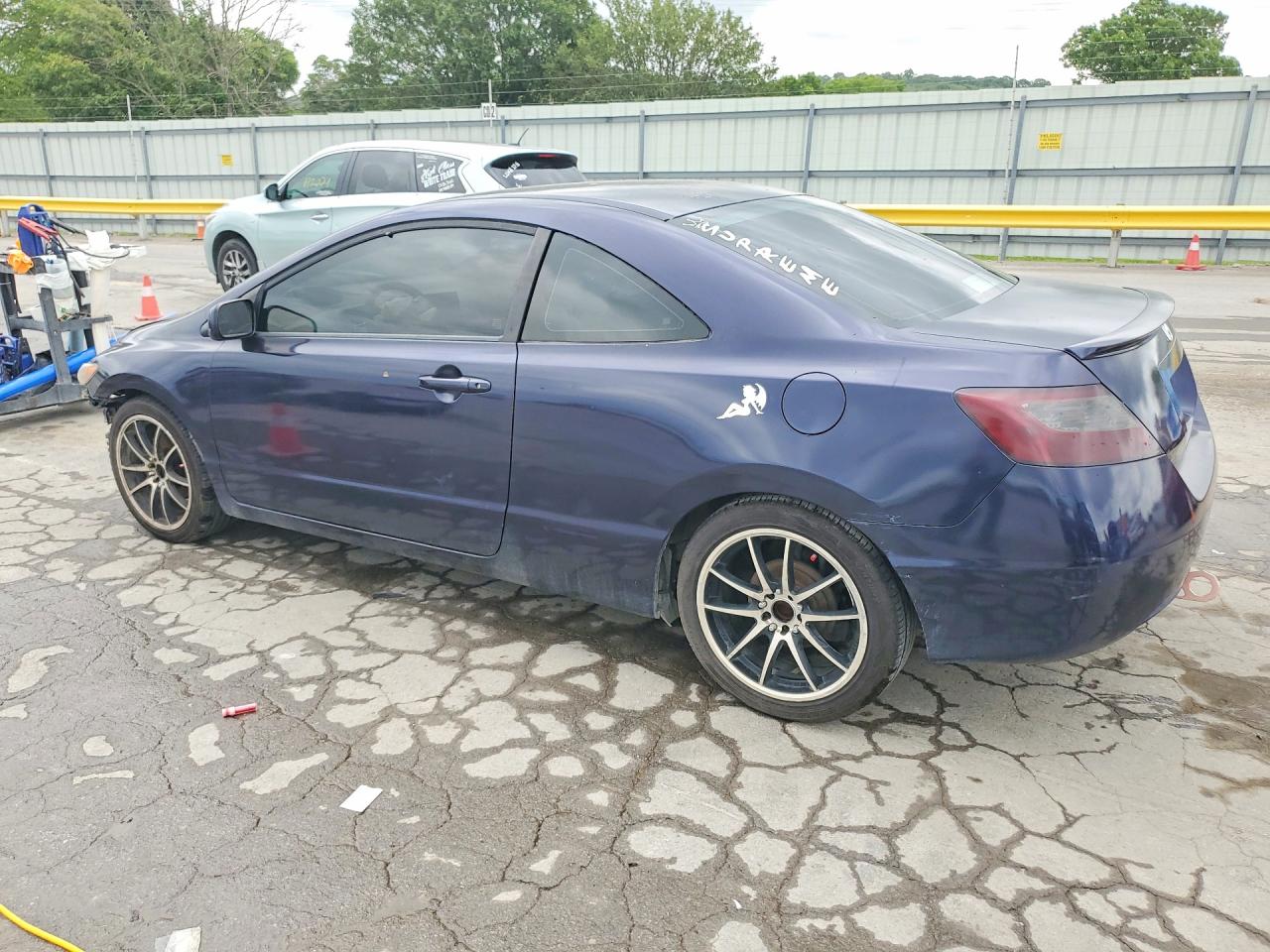 2008 Honda Civic Lx Blue vin: 2HGFG12628H548734