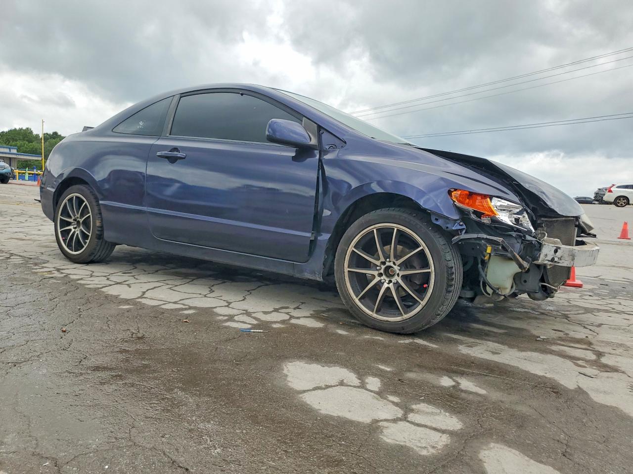 2008 Honda Civic Lx Blue vin: 2HGFG12628H548734