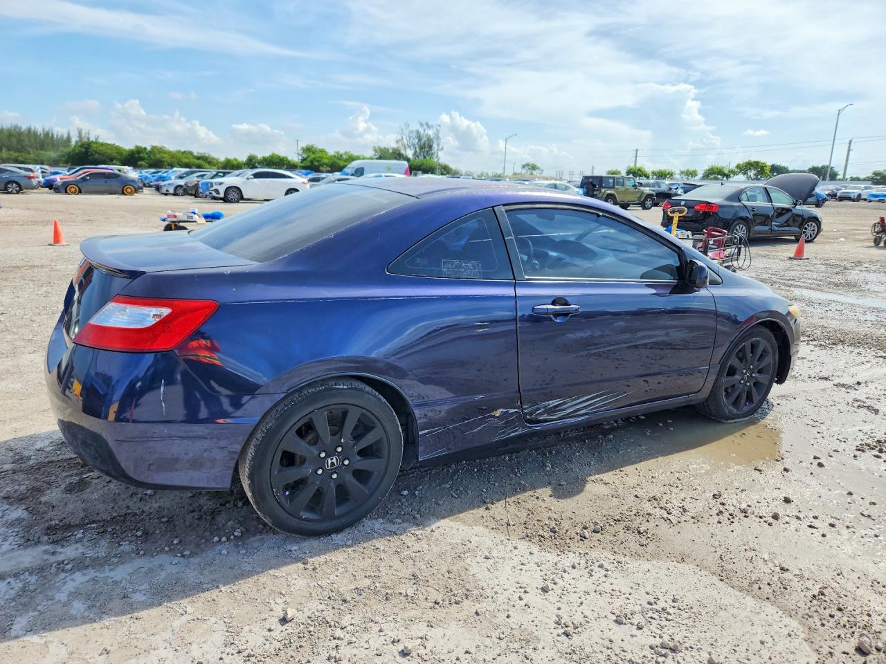 2008 Honda Civic Lx Синий vin: 2HGFG12628H564948