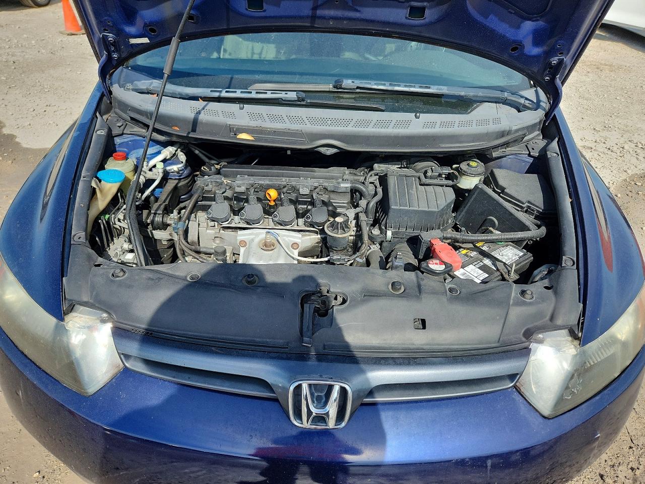 2008 Honda Civic Lx Синий vin: 2HGFG12628H564948