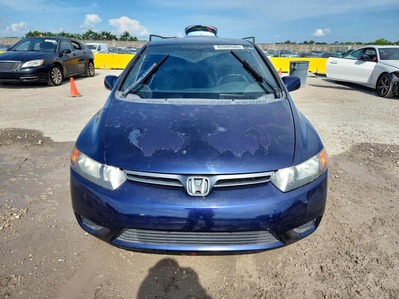 2008 Honda Civic Lx Синий vin: 2HGFG12628H564948