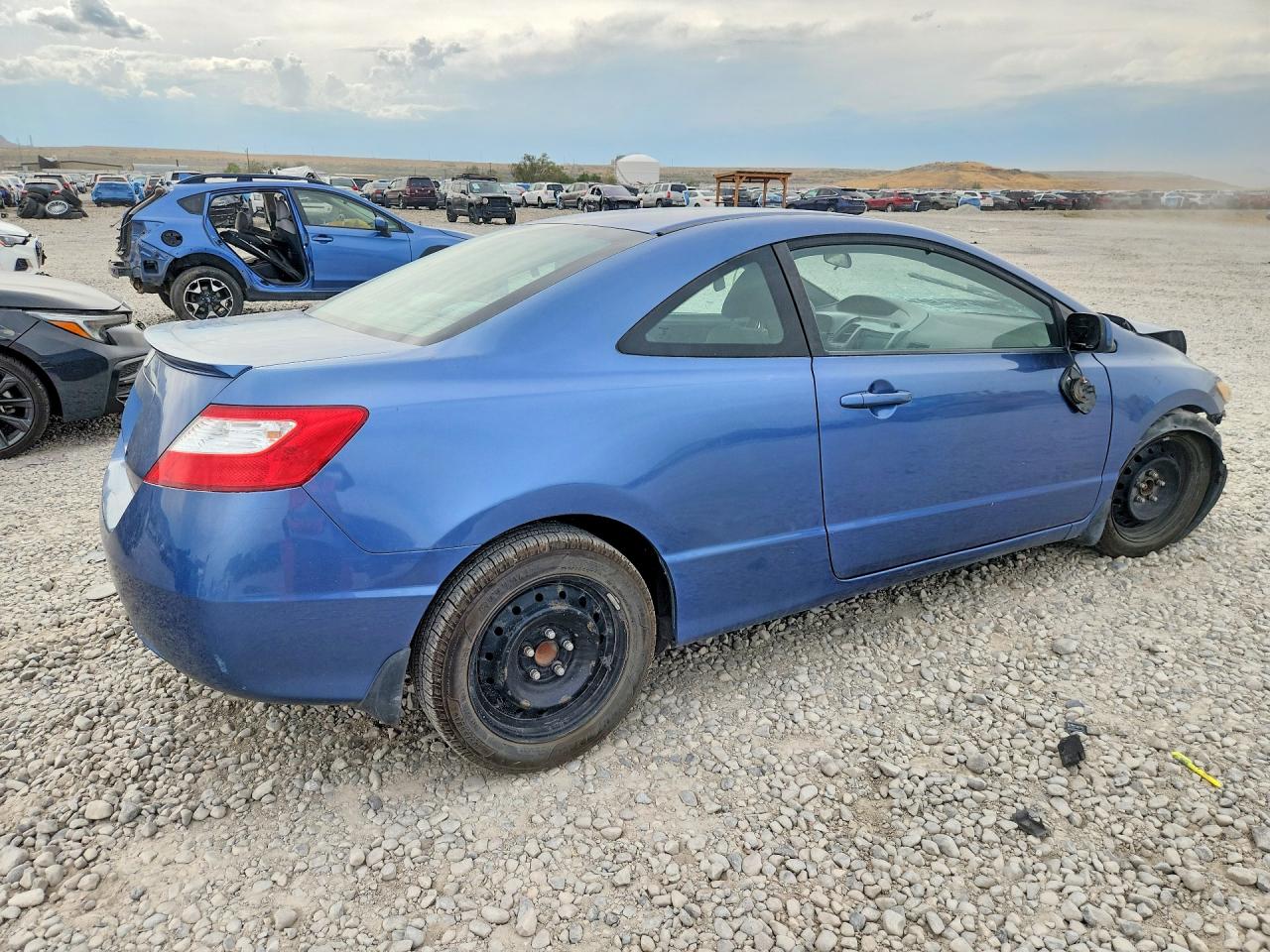 2008 Honda Civic Lx Blue vin: 2HGFG12628H566456