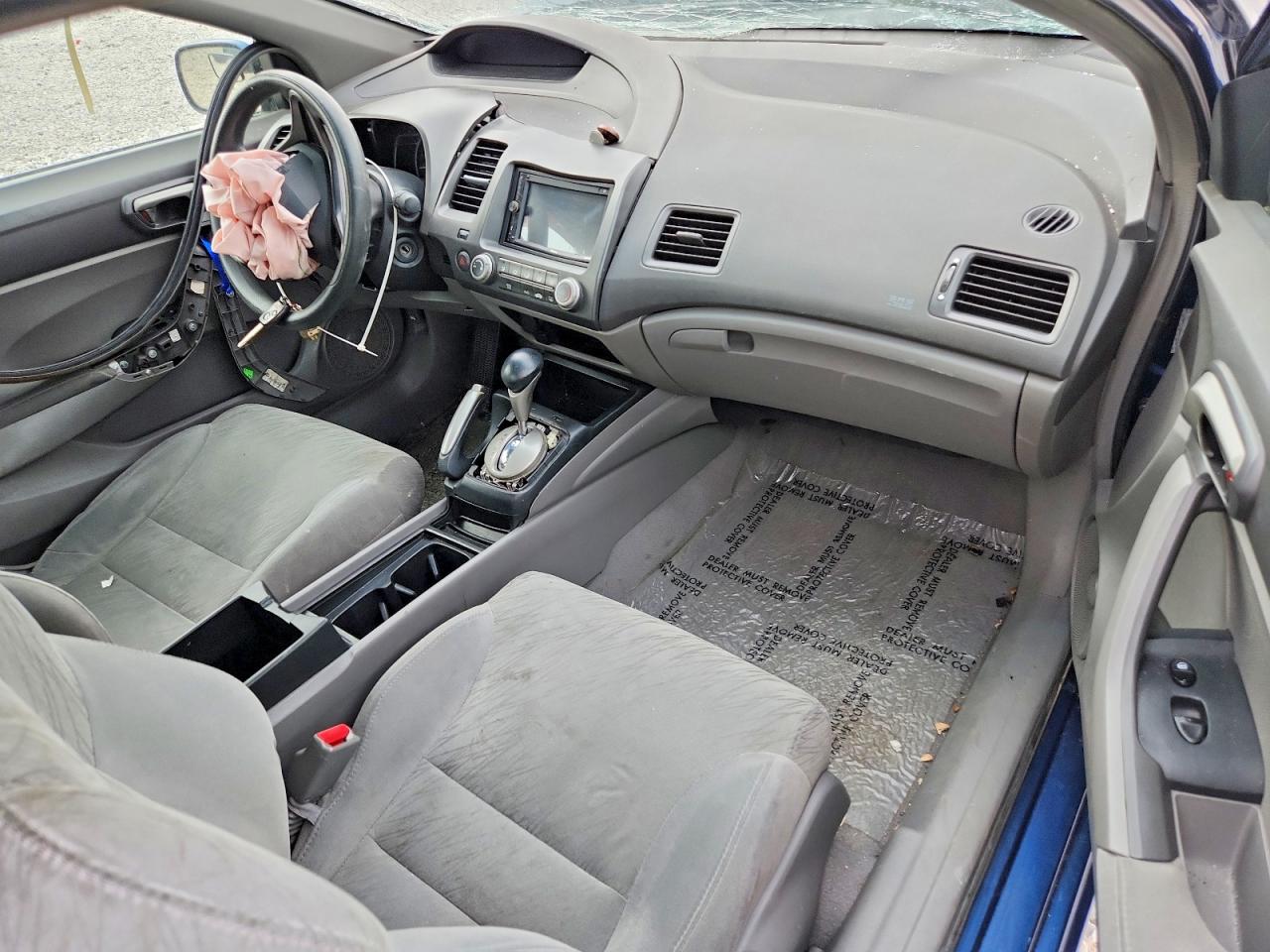 2008 Honda Civic Lx Blue vin: 2HGFG12628H566456