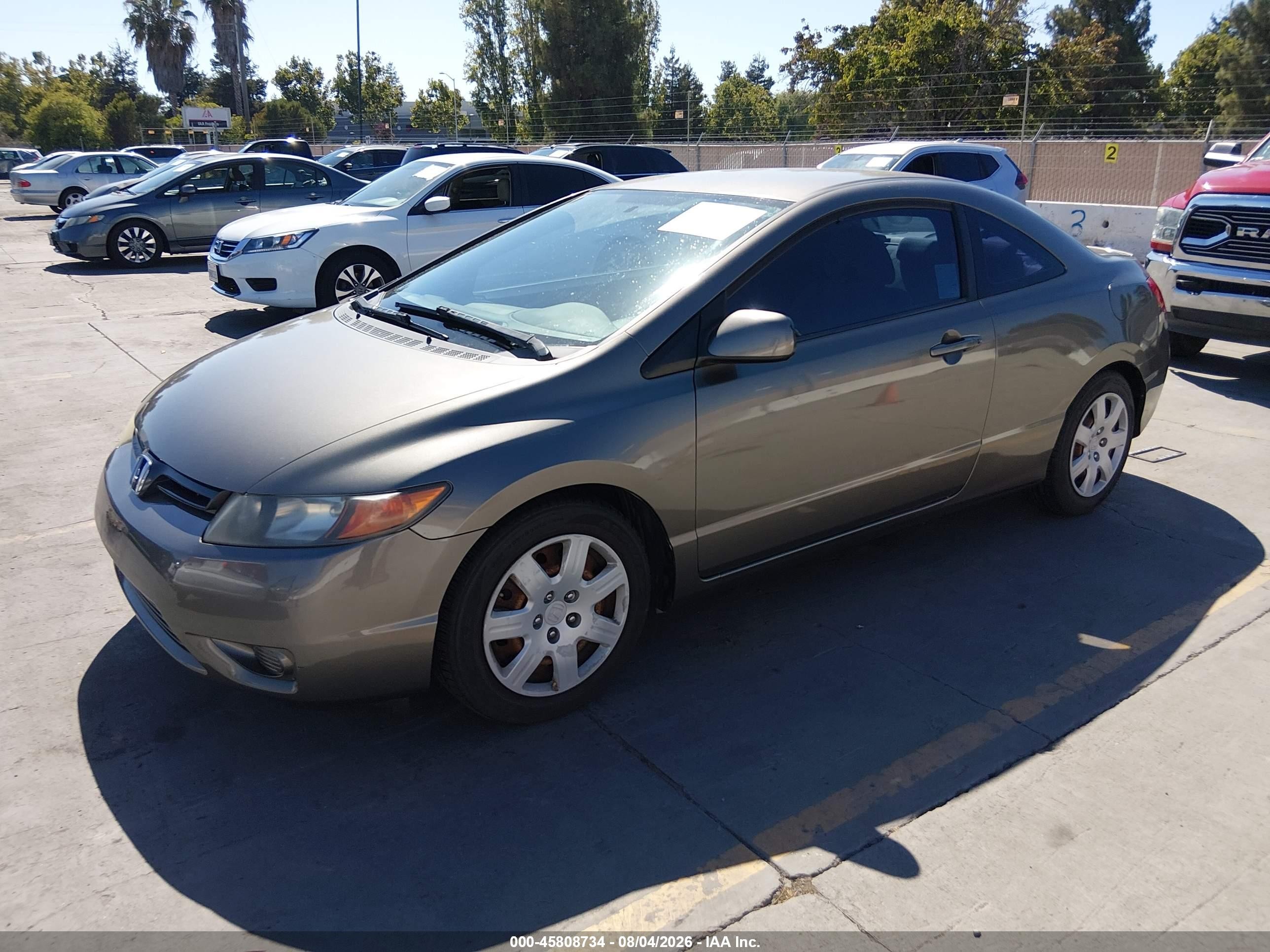 2008 Honda Civic Lx Brown vin: 2HGFG12628H574833