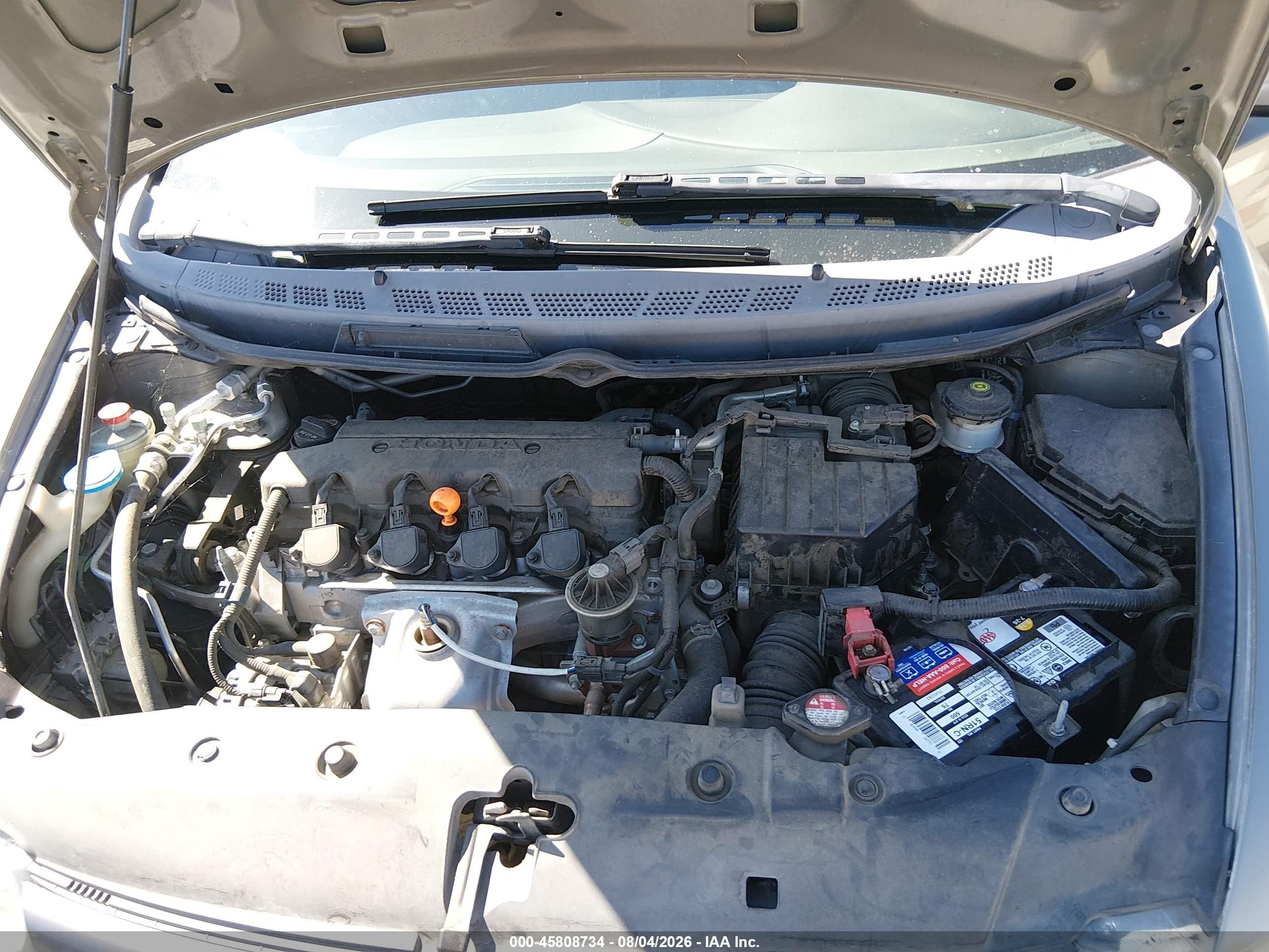 2008 Honda Civic Lx Brown vin: 2HGFG12628H574833
