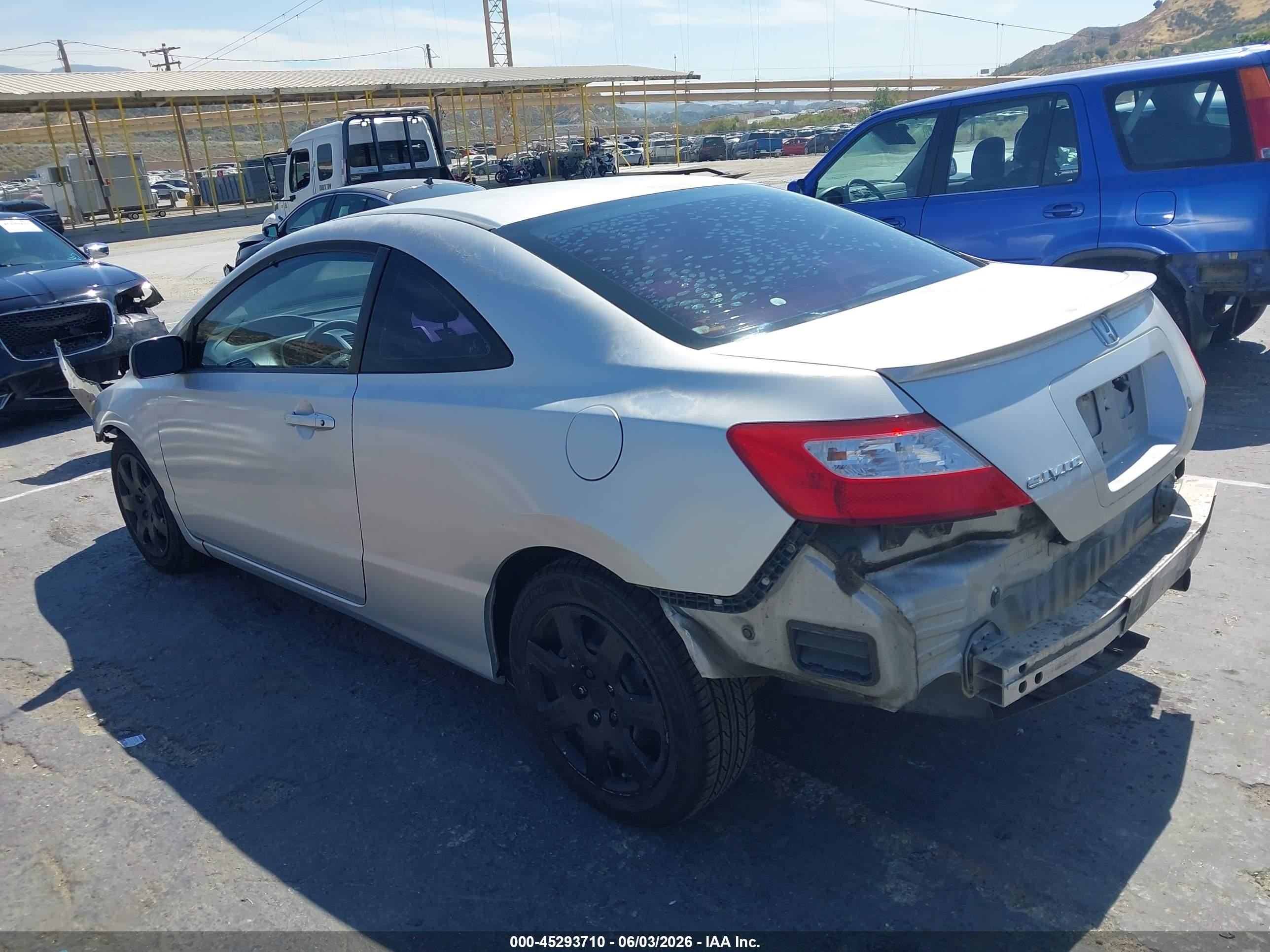 2008 Honda Civic Lx Silver vin: 2HGFG12628H575254